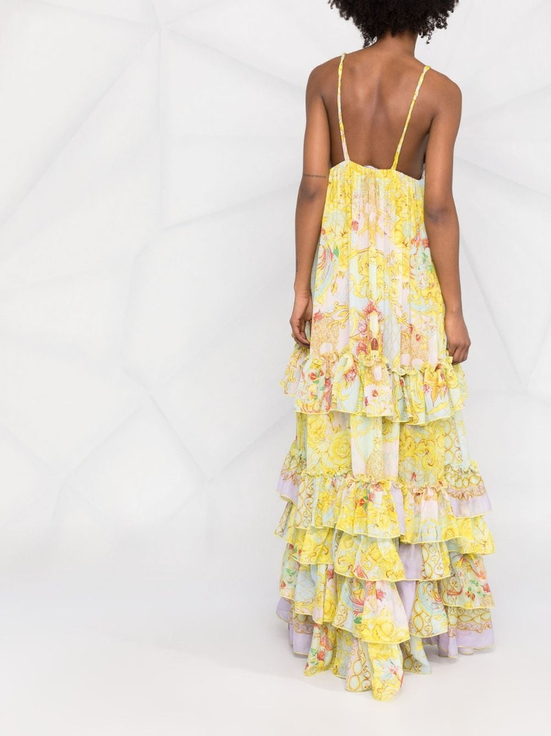 새로운 Baroque maxi-dress 4