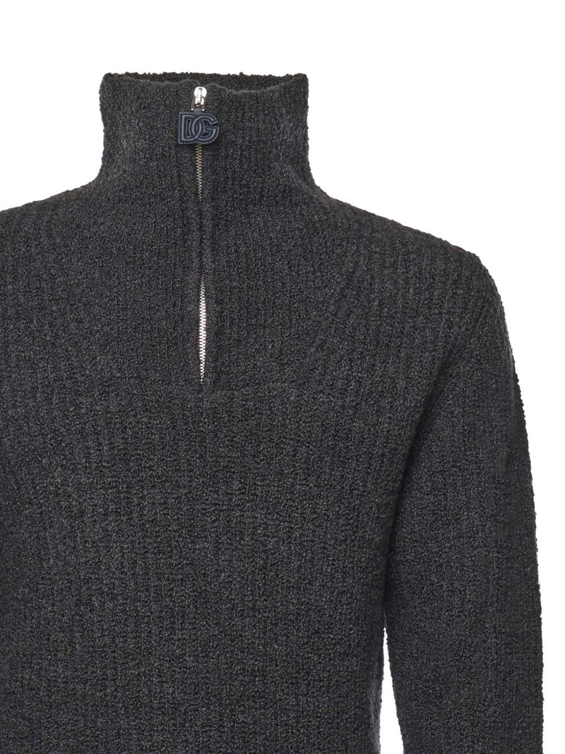 high-neck zip-up sweater 3