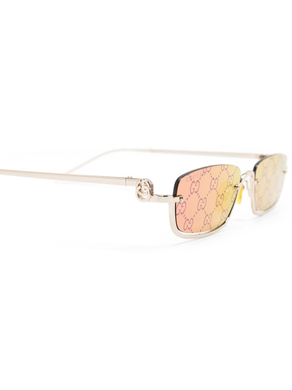 GG logo rectangle-frame sunglasses - 3
