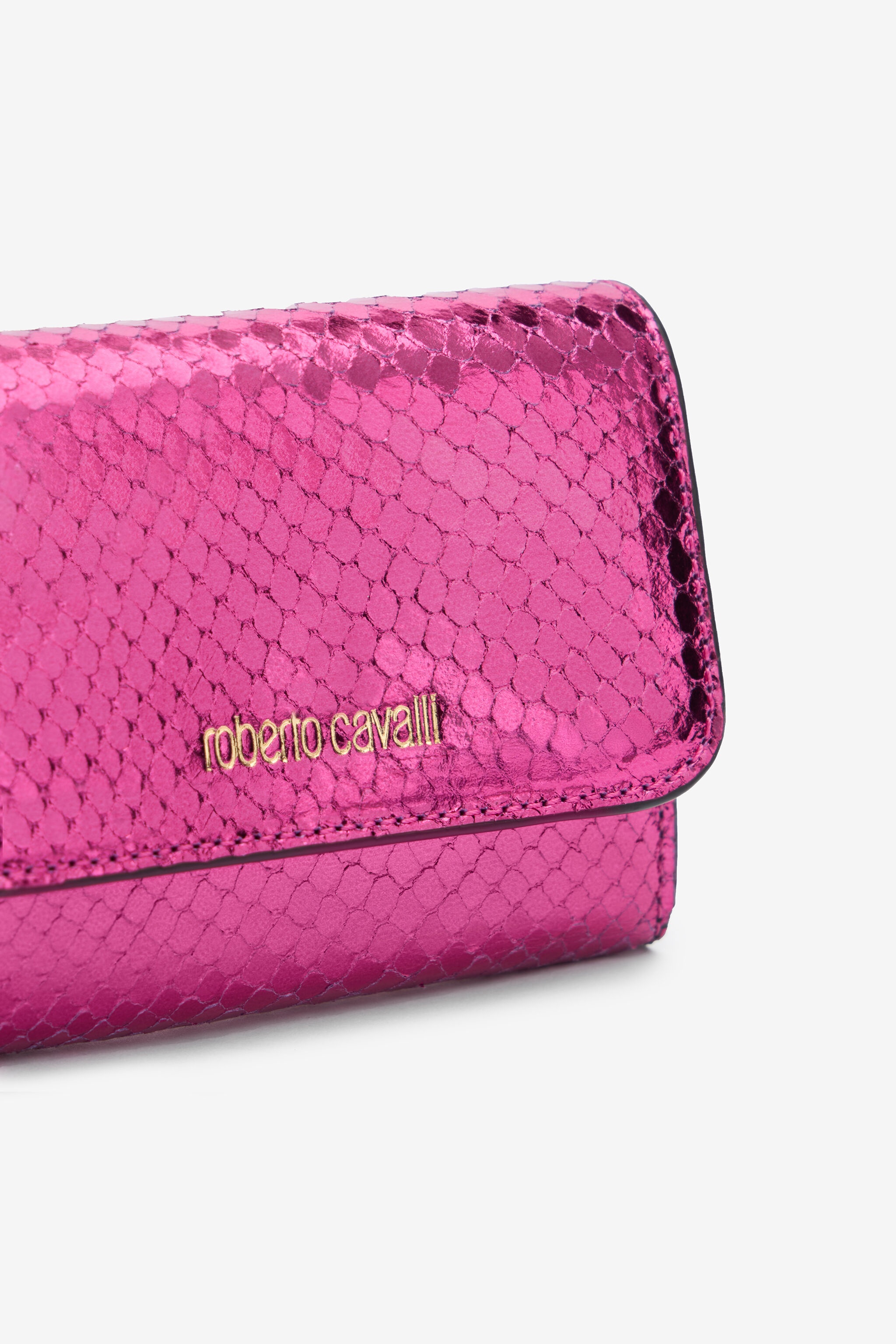 Snake Scale-Effect Metallic Wallet - 3