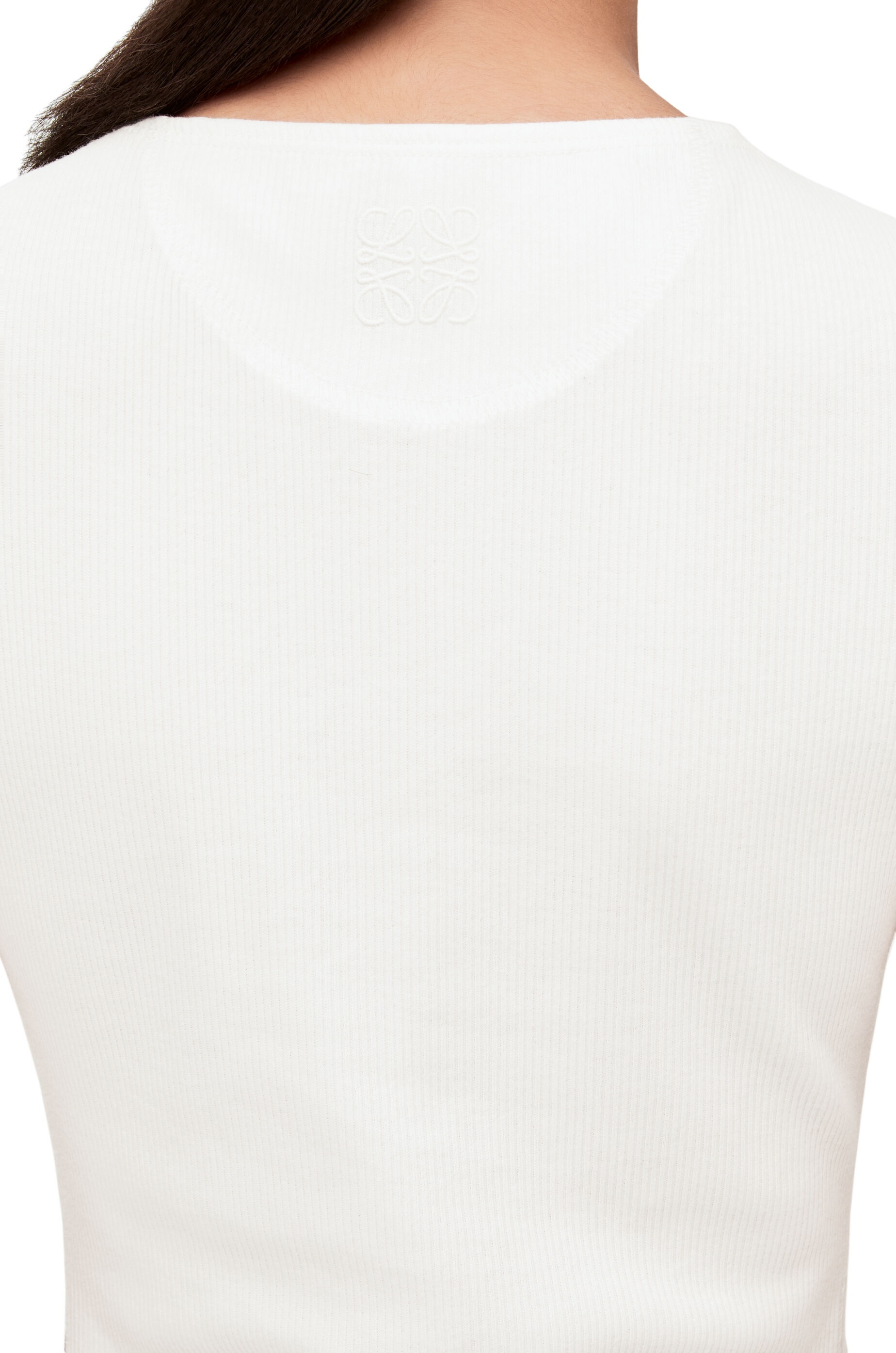 Anthurium tank dress in ribbed cotton jersey - 5