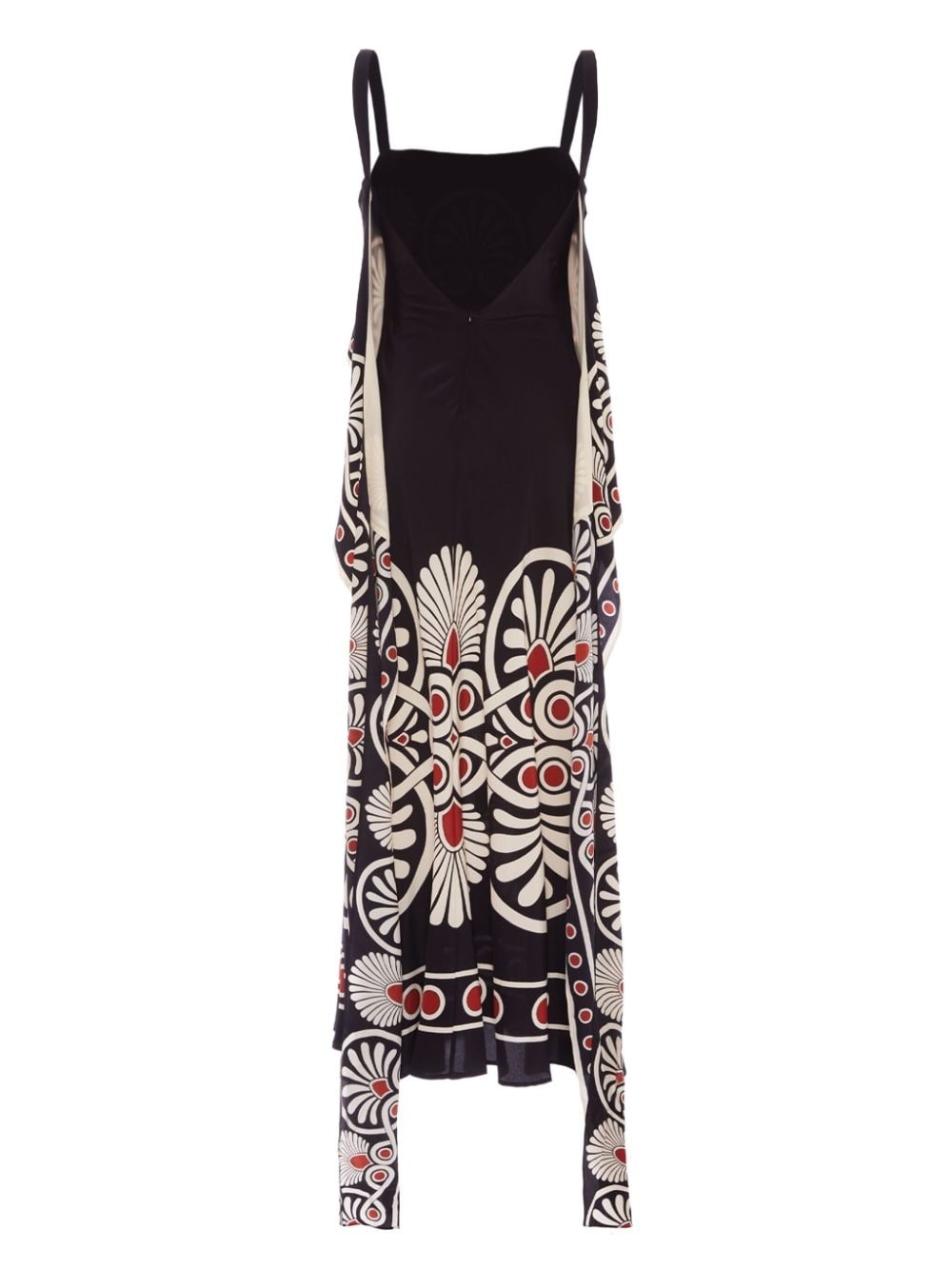 Slip-Around geometric-print dress - 5