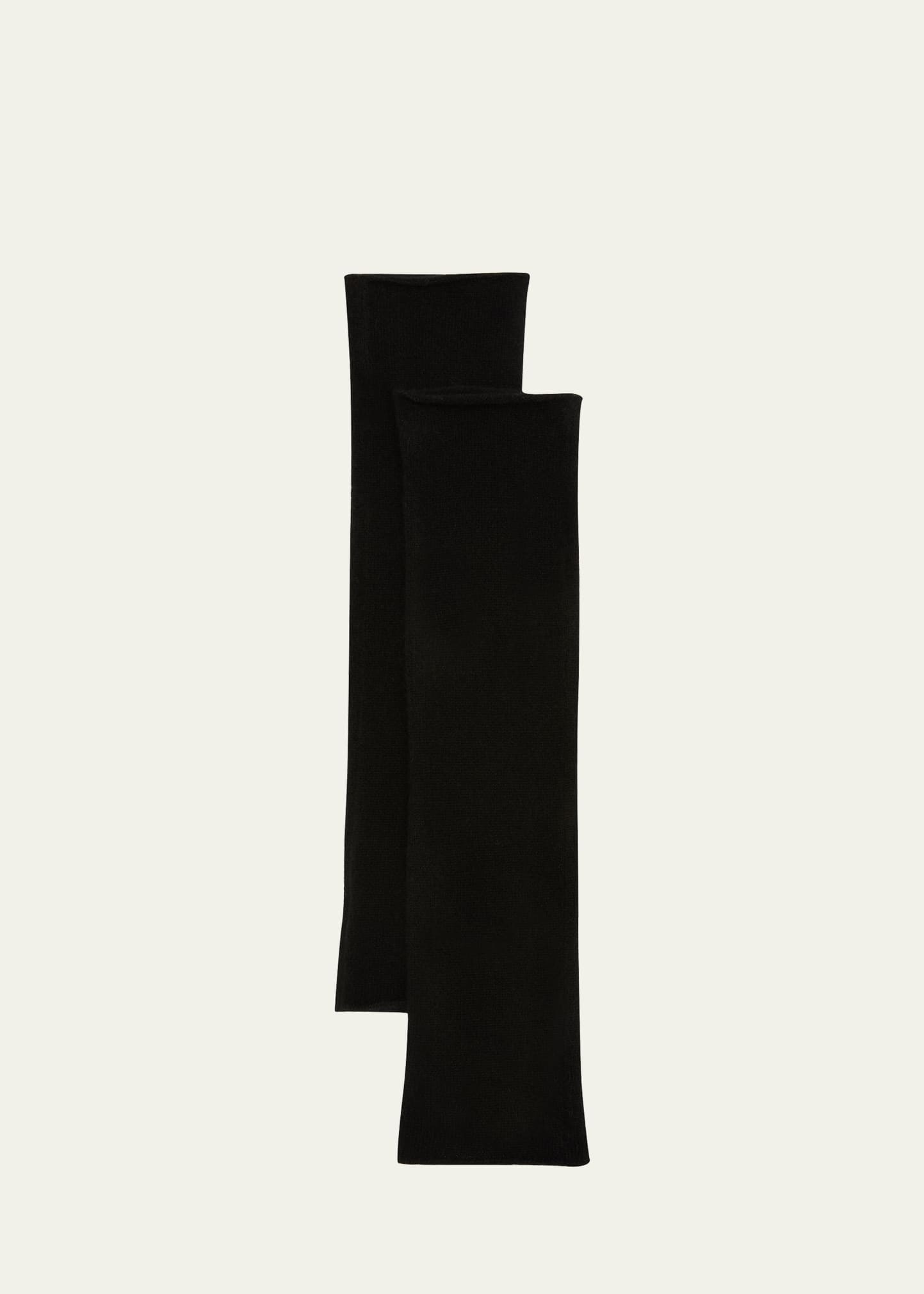 Aspen Fingerless Cashmere Long Gloves - 1