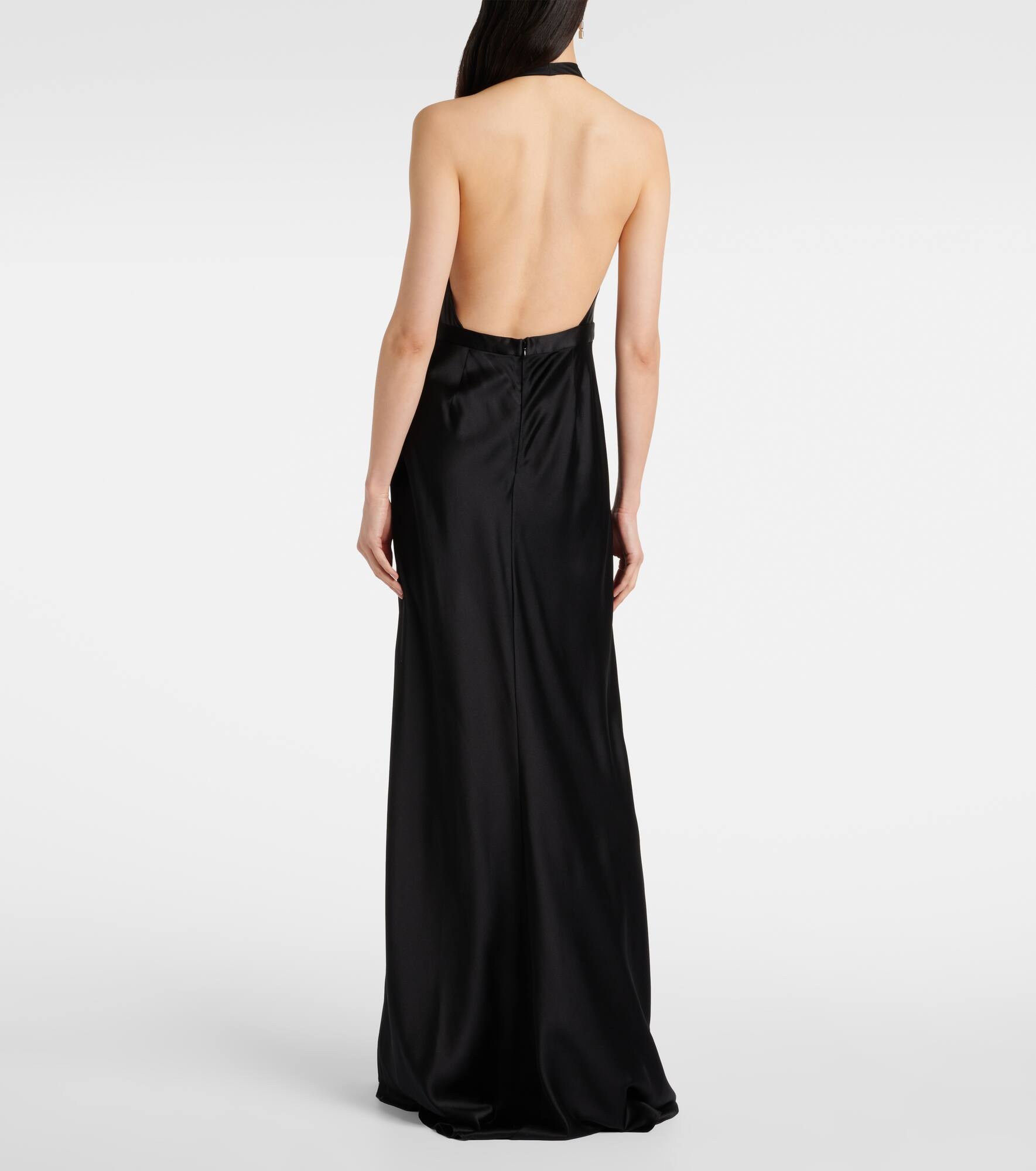 Essy silk charmeuse gown - 3