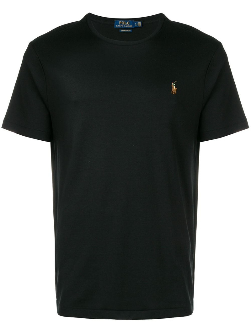 logo embroidered T-shirt 1
