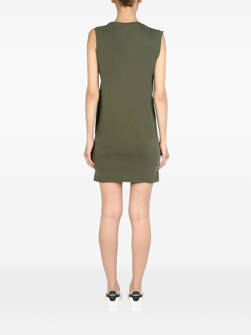 DSQUARED2 raw-cut sleeveless mini dress outlook