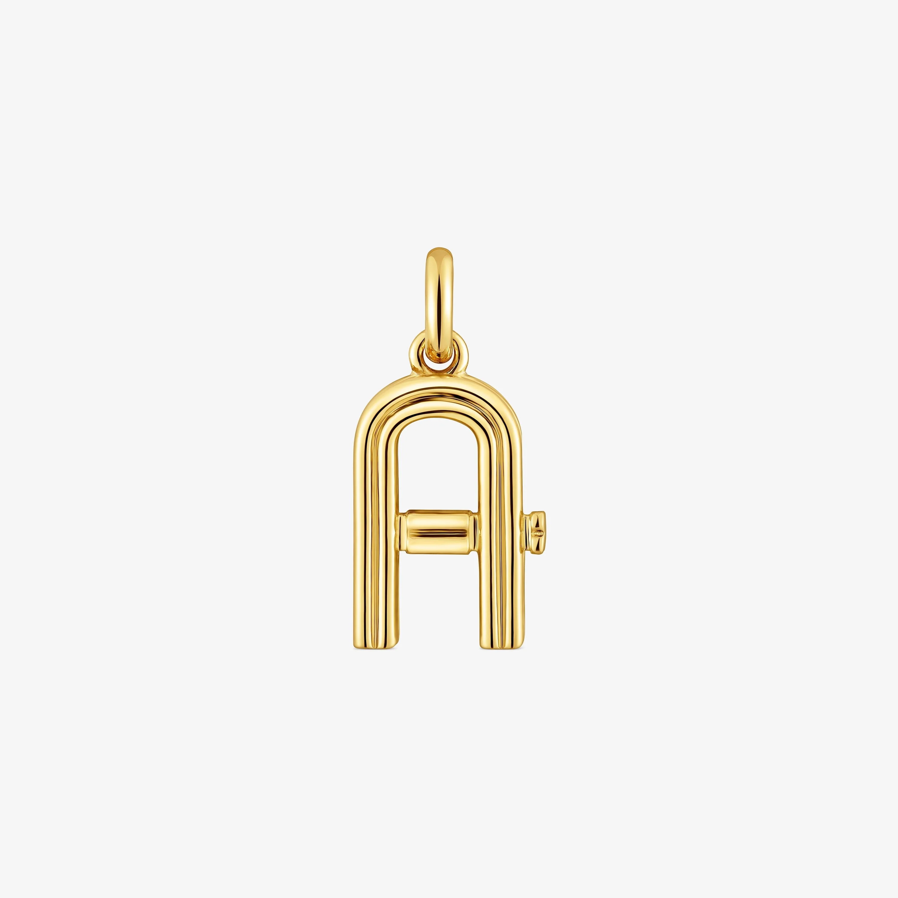 Medium 18K gold vermeil letter A Pendant TOUS Alphabet - 1