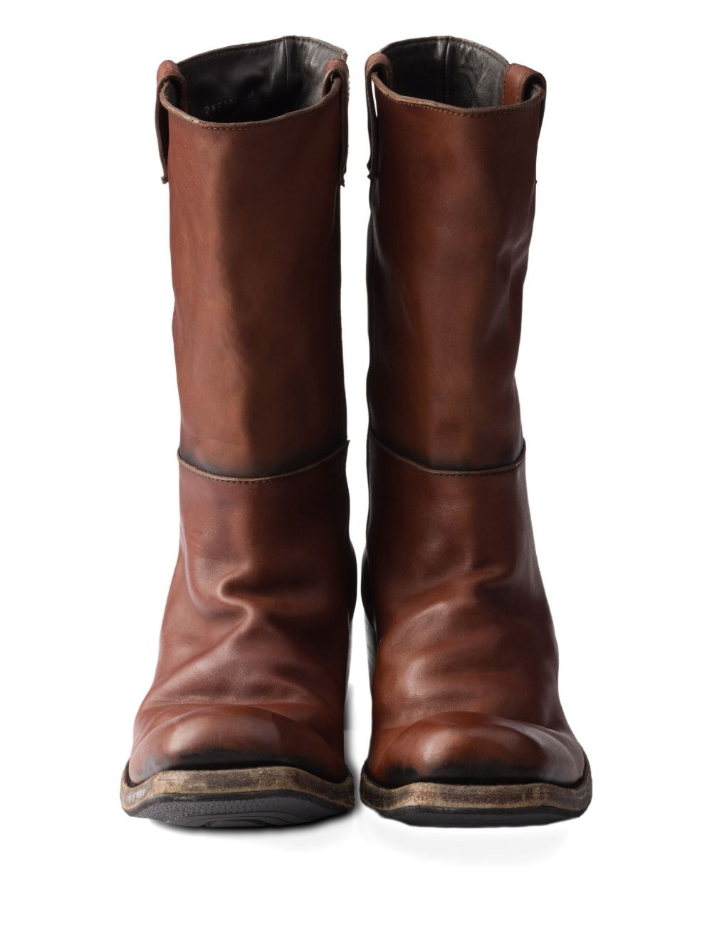 leather cowboy boots - 3