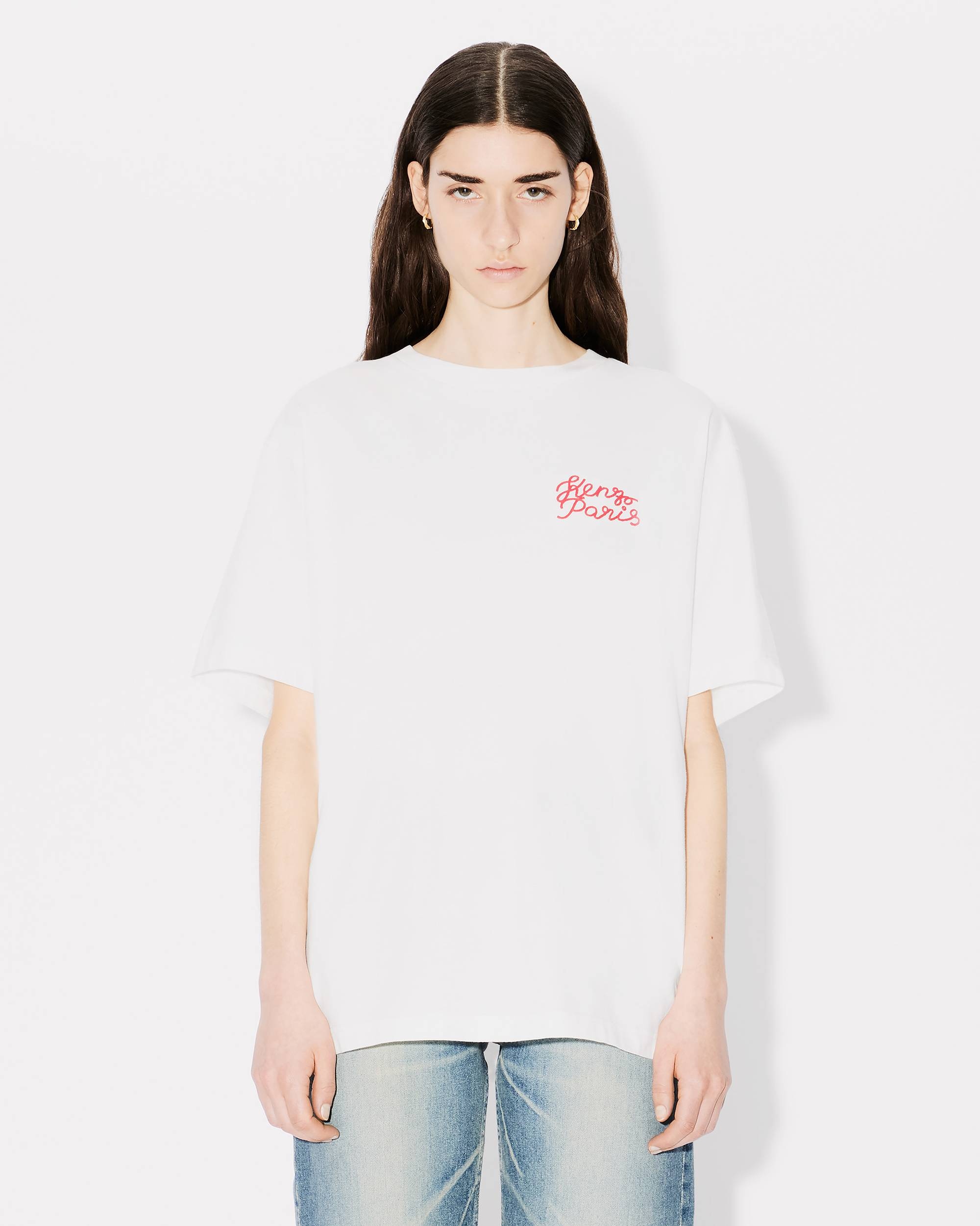 'KENZO Heart' oversized embroidered T-shirt - 3