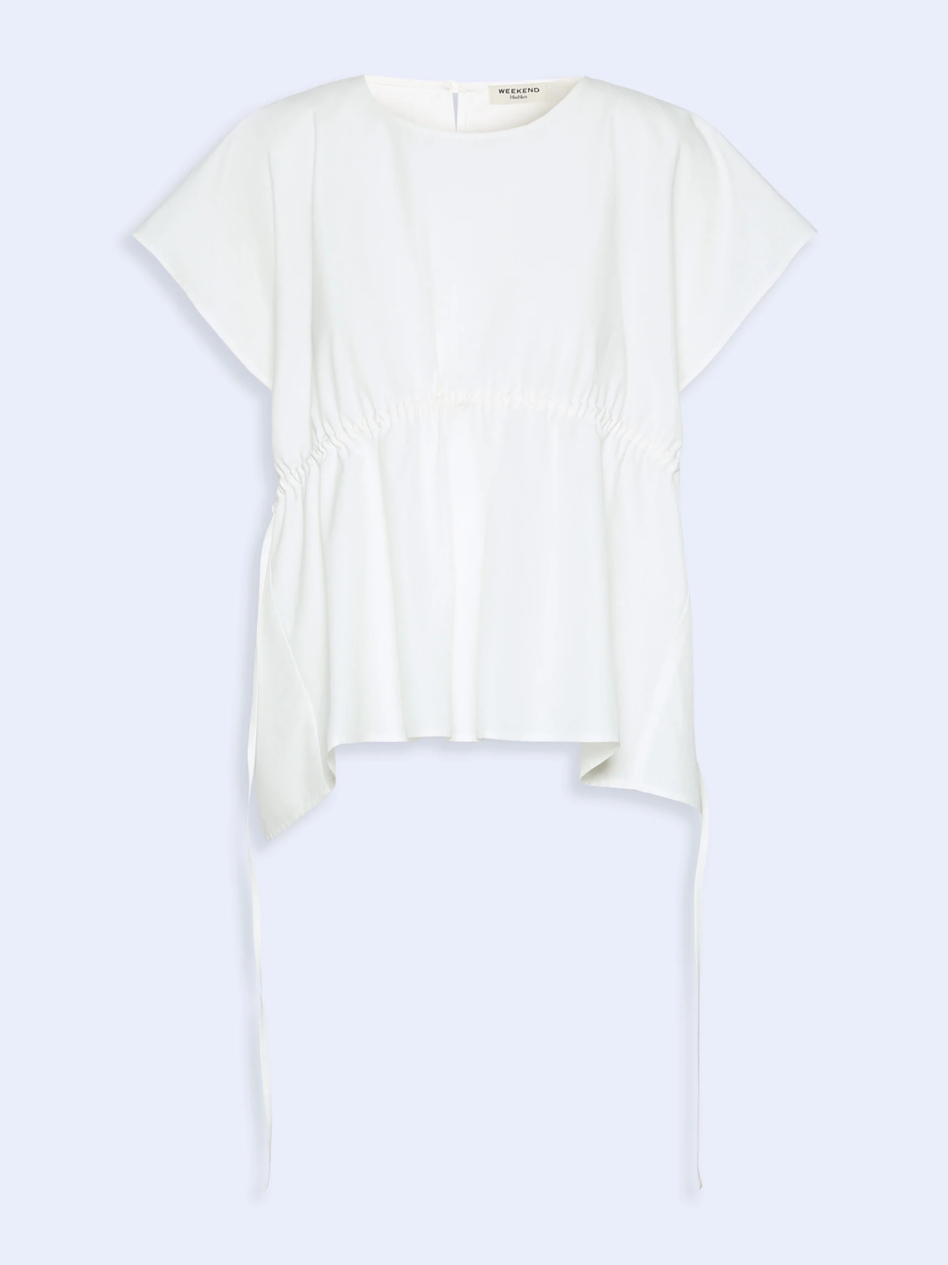 PANDA Cotton poplin blouse - WHITE - 1