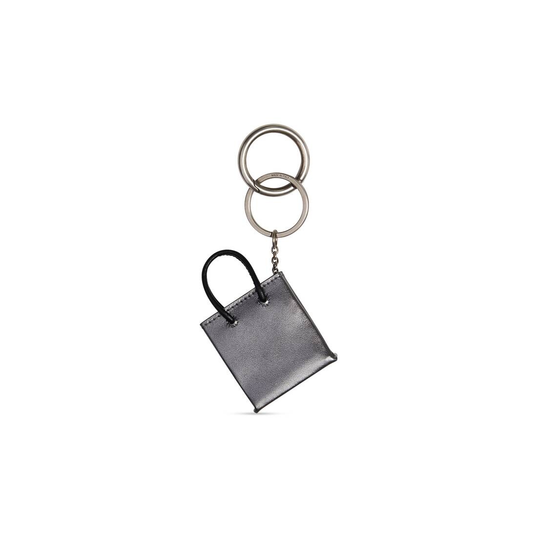 Mini Shopping Keychain in Silver - 2