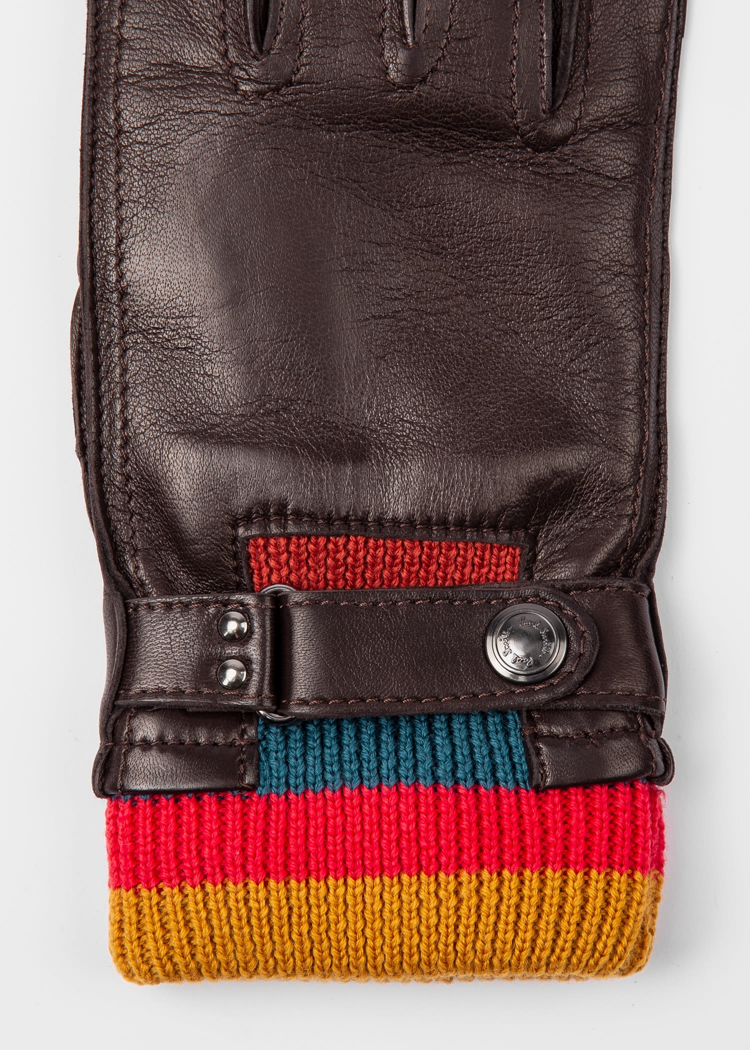 'Artist Stripe' Cuff Gloves - 3