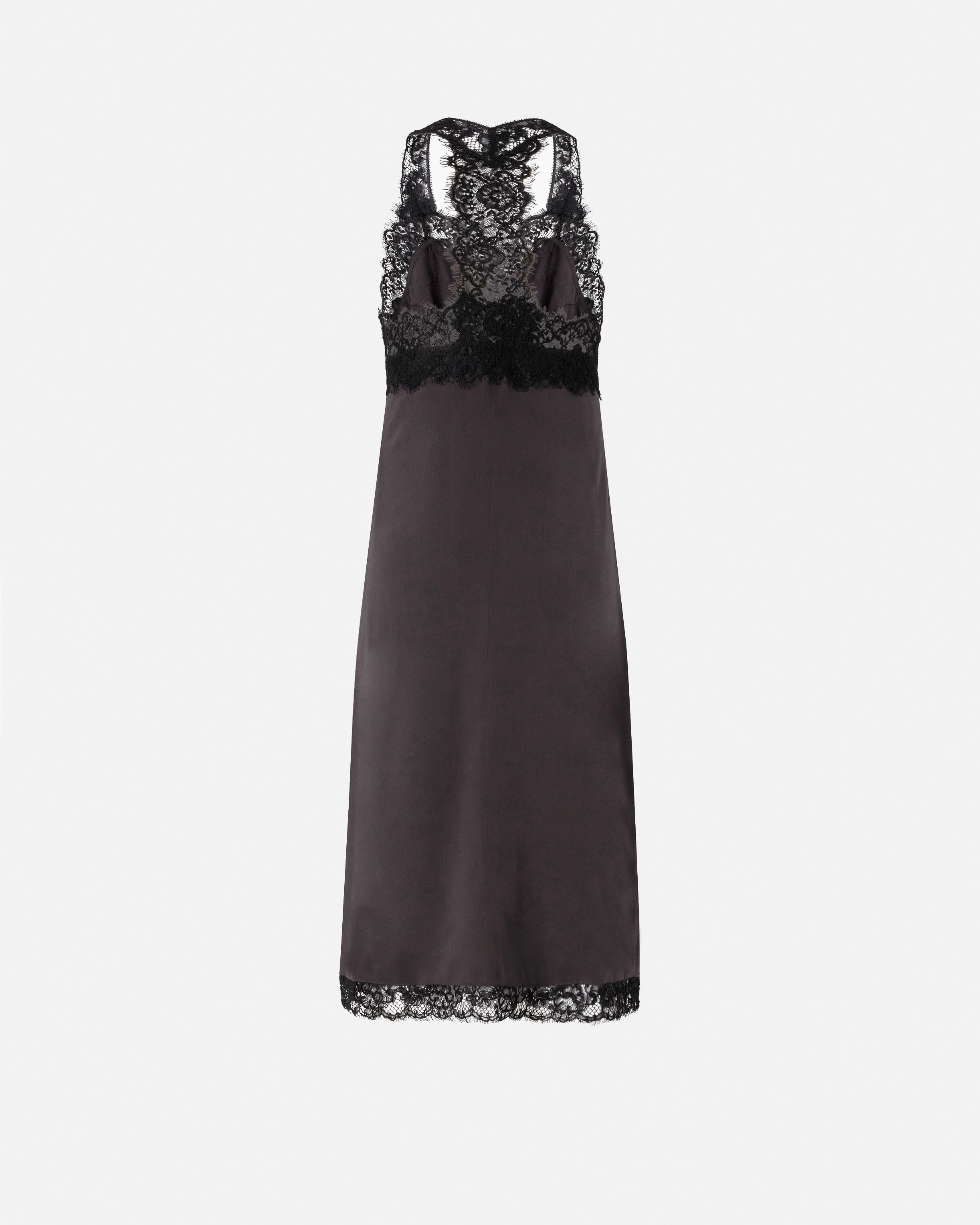 SILK AND LACE LINGERIE DRESS - 6