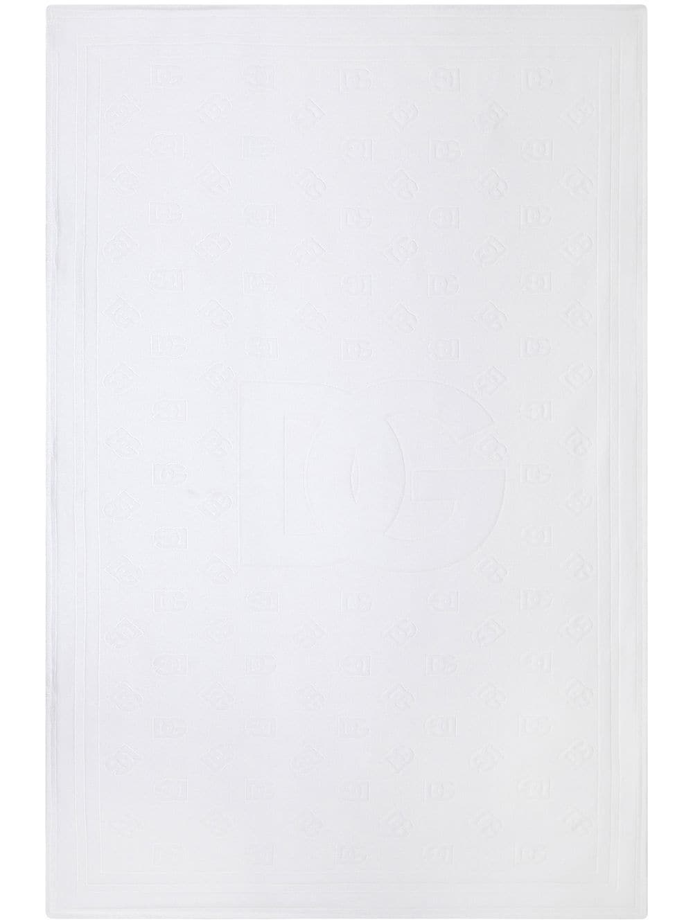 all-over logo-pattern beach towel - 3
