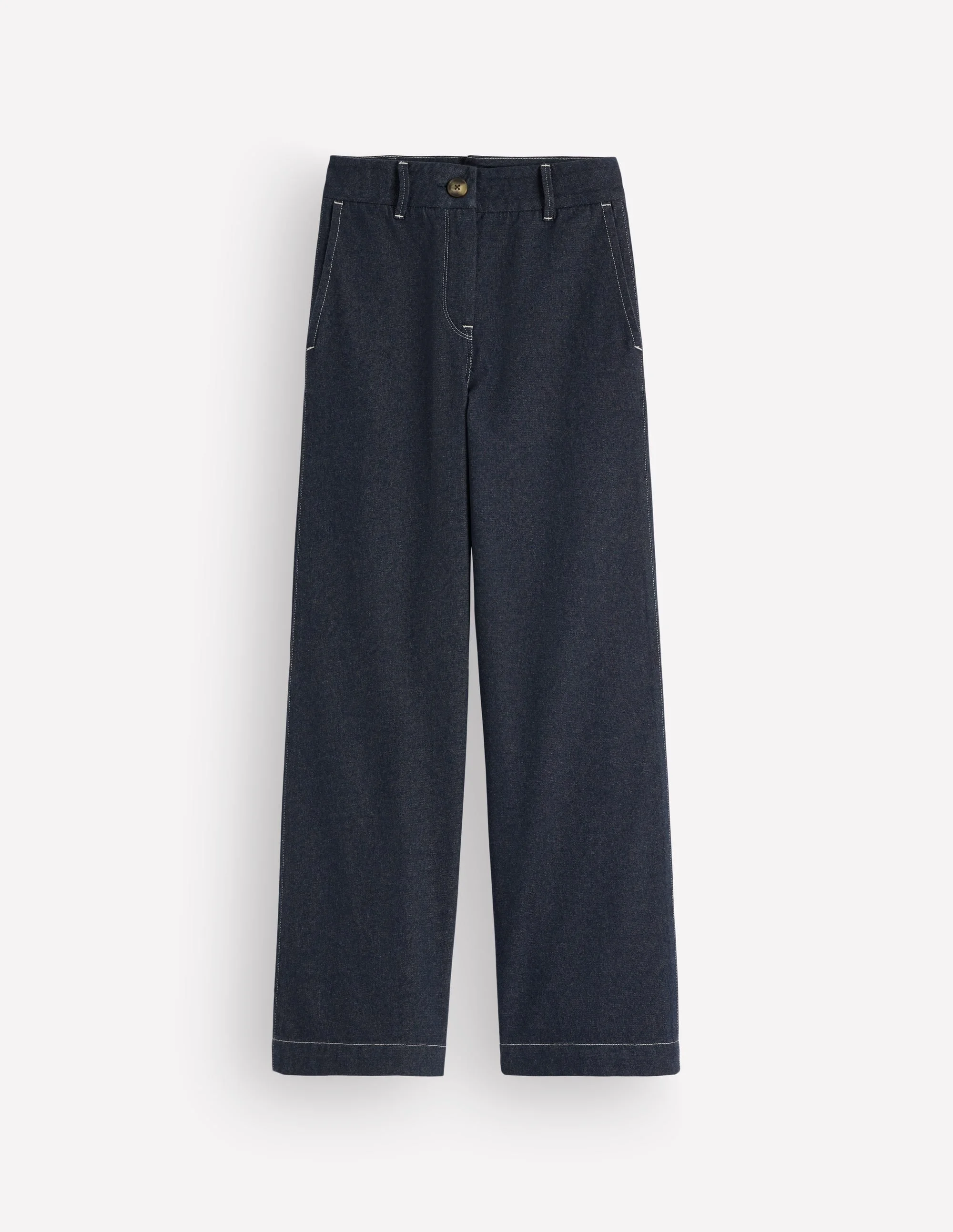 Belgravia Twill Pants-Indigo - 1