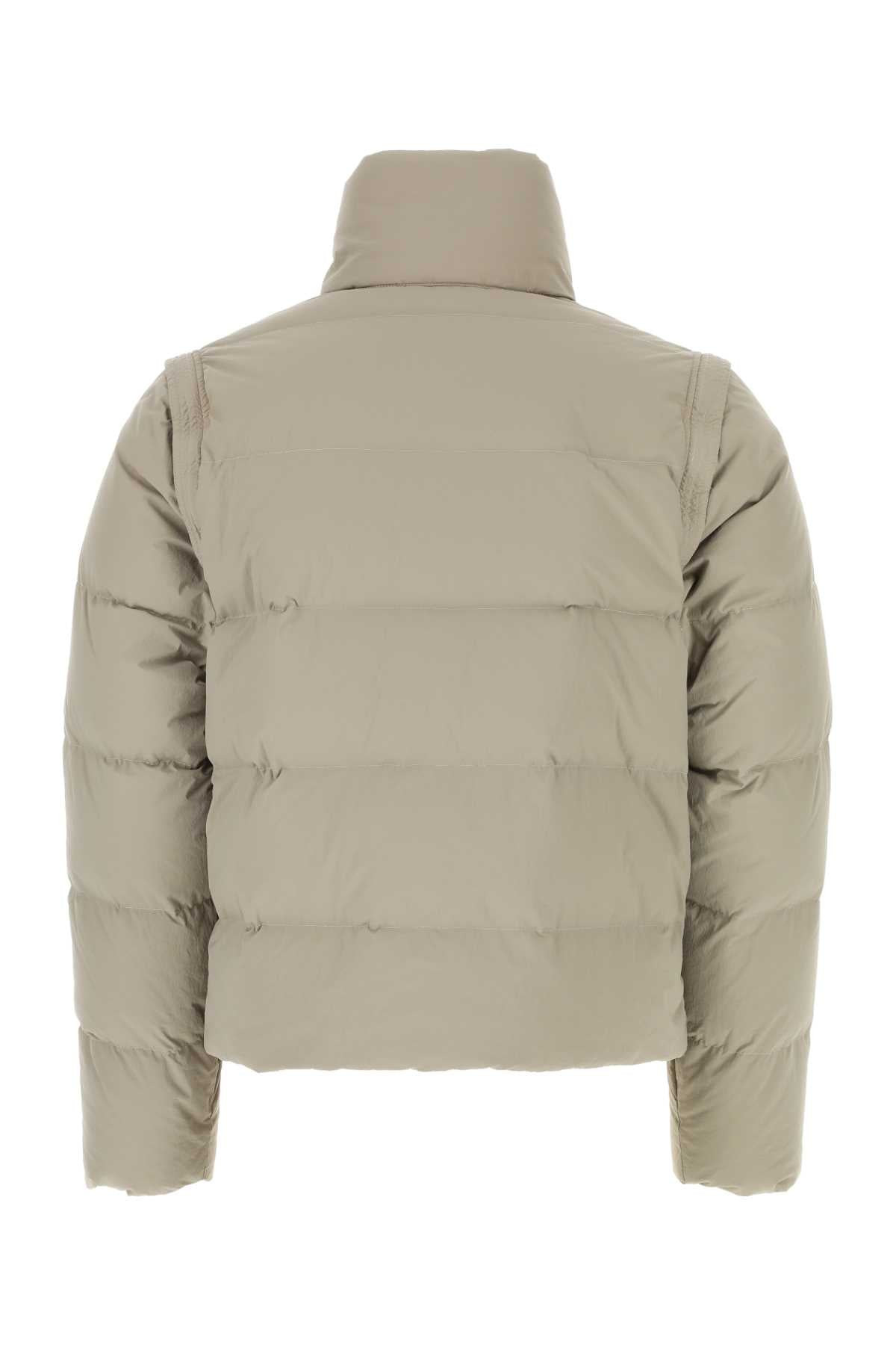 Ten C Men Dove Grey Nylon Austral Down Jacket - 2