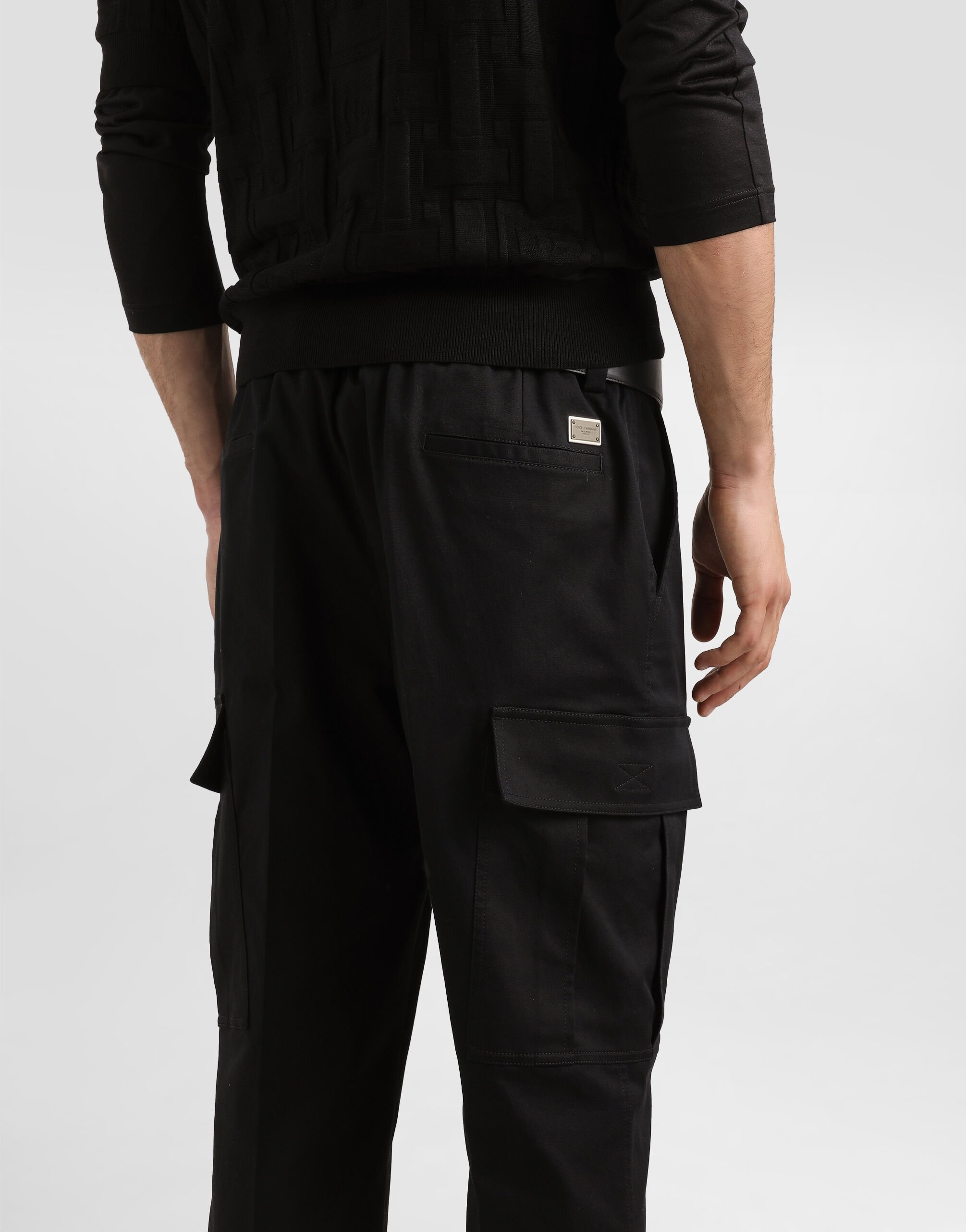 Cotton cargo pants - 5