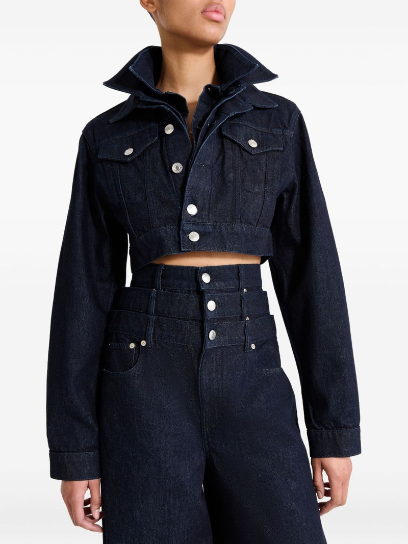 cropped denim jacket 5