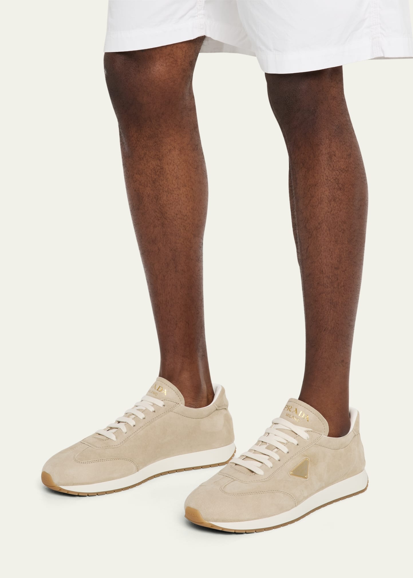 Men's Rank Suede T-Toe Retro Runner Sneakers - 2