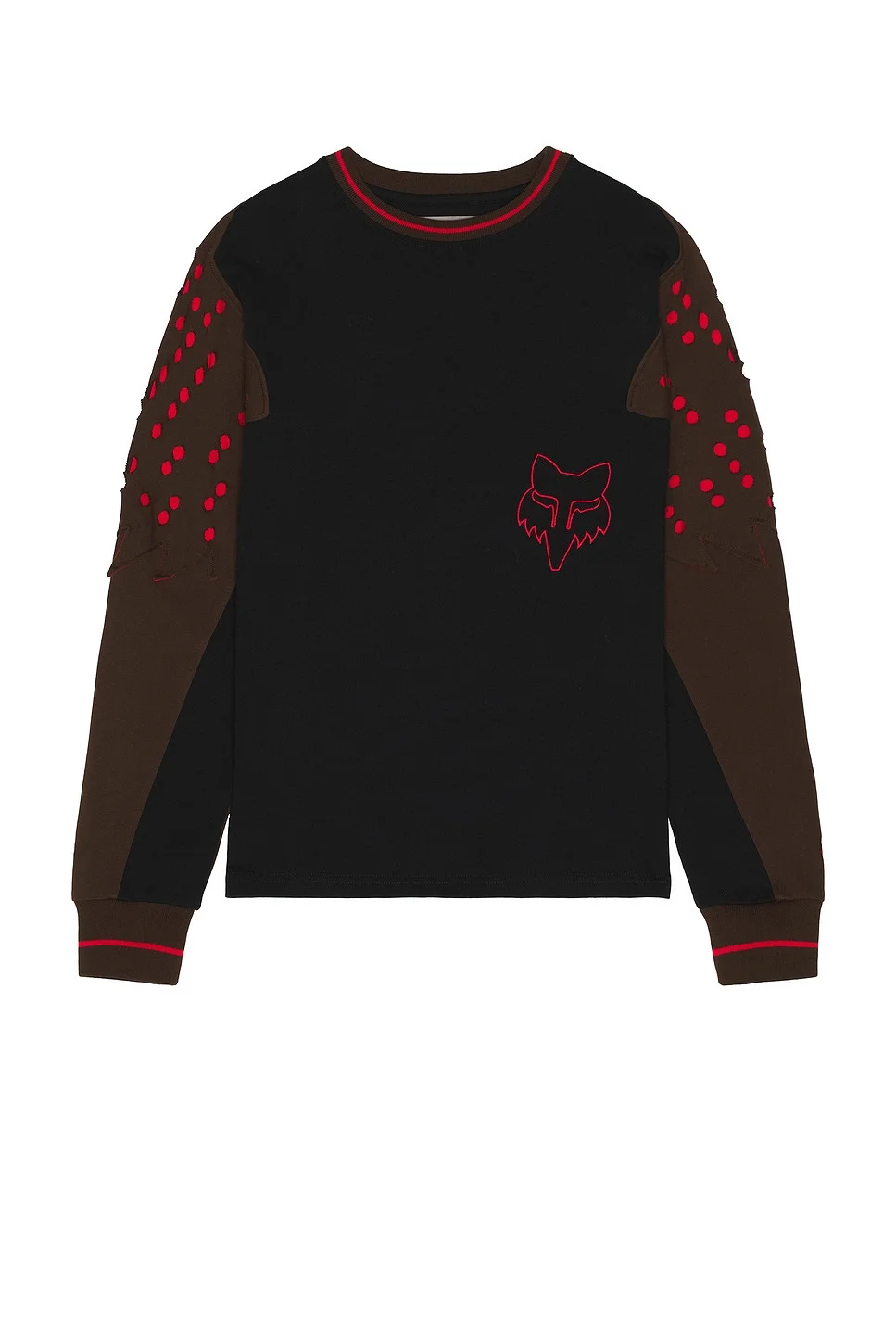 Perforated Long Sleeve Tee - 1