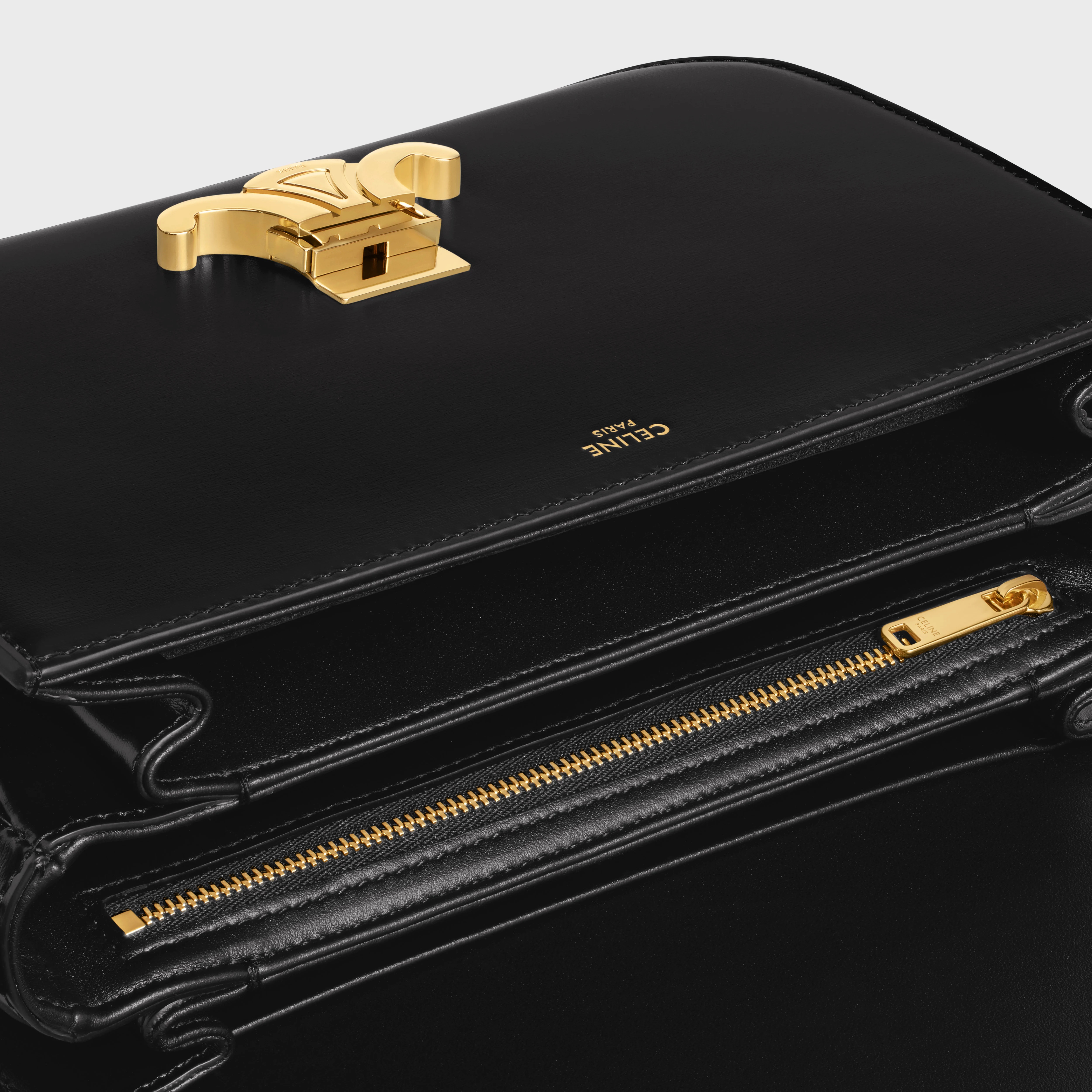 Classique Triomphe Bag in shiny calfskin - 4