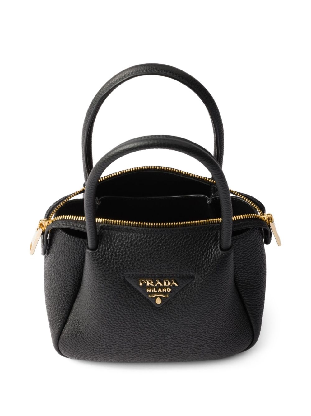 mini leather tote bag - 5
