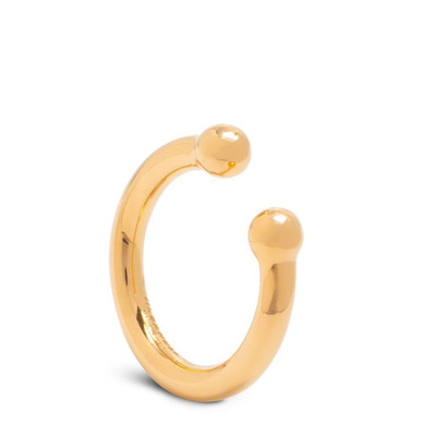 Jil Sander Handcrafted Classic Gold Ring in Gold outlook