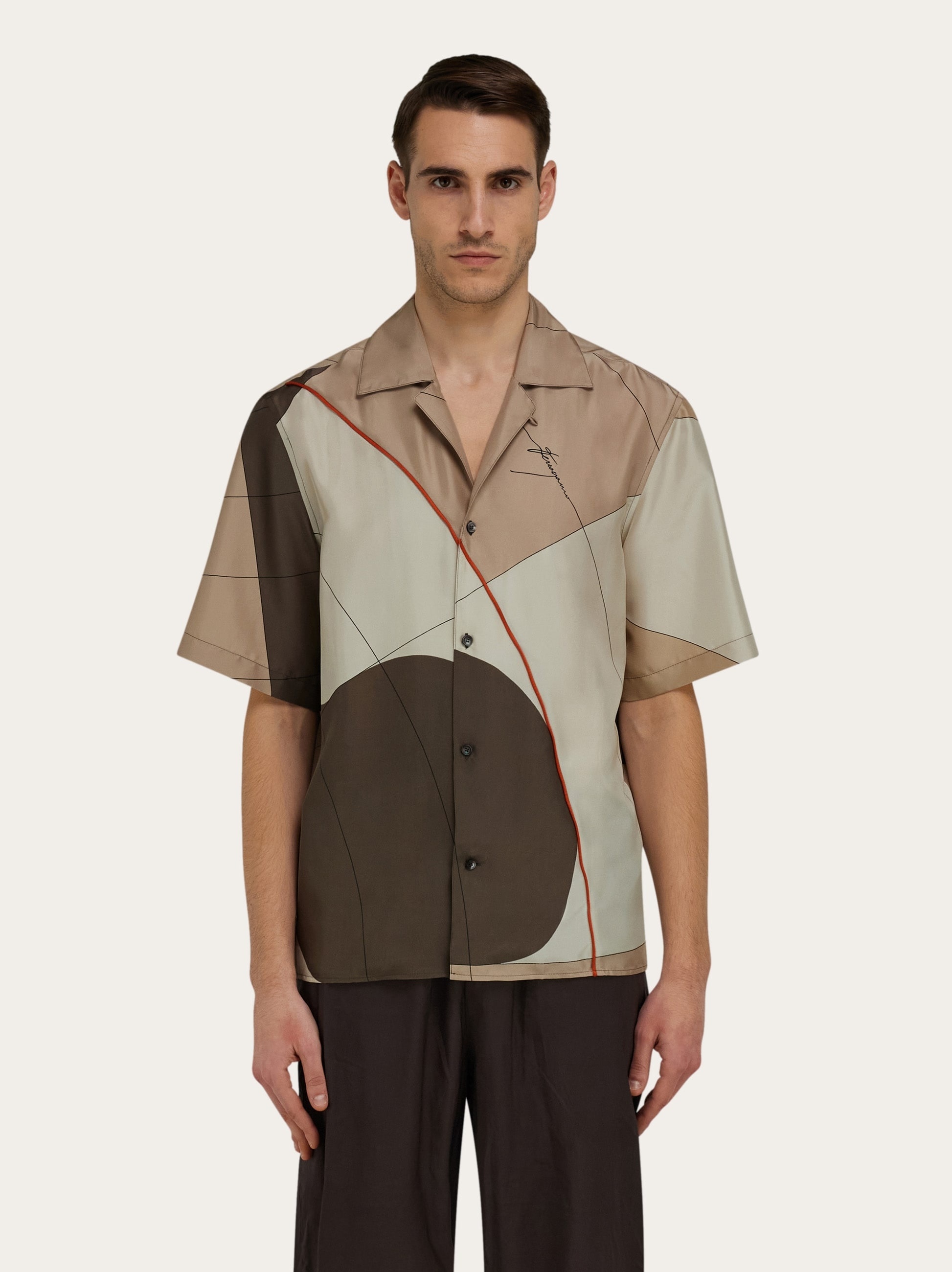 Printed silk shirt - 2