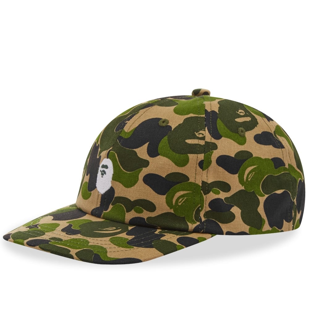 A Bathing Ape ABC Camo Ape Head Panel Cap - 1