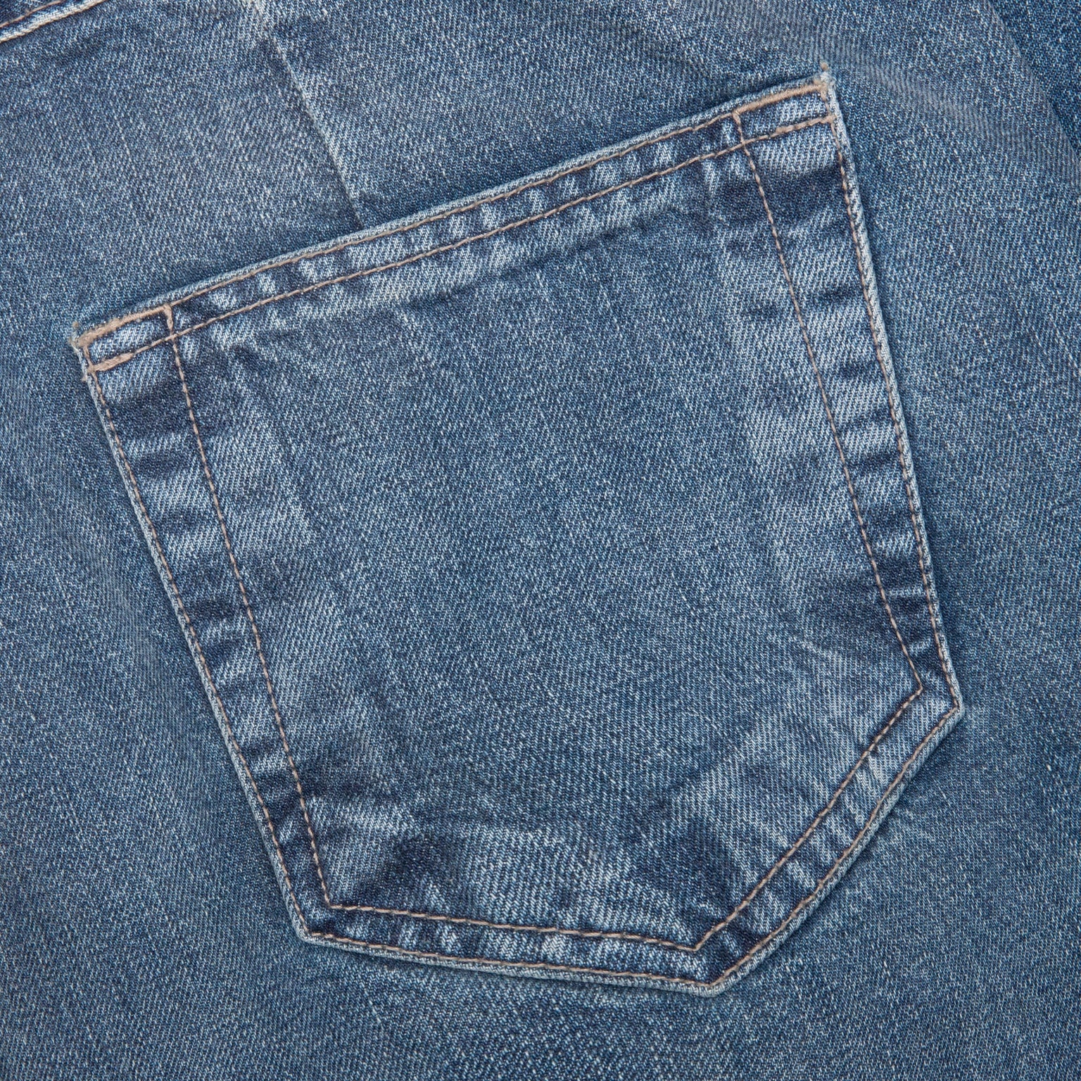 DOUBLE CARGO DENIM JEANS - WASHED INDIGO - 6
