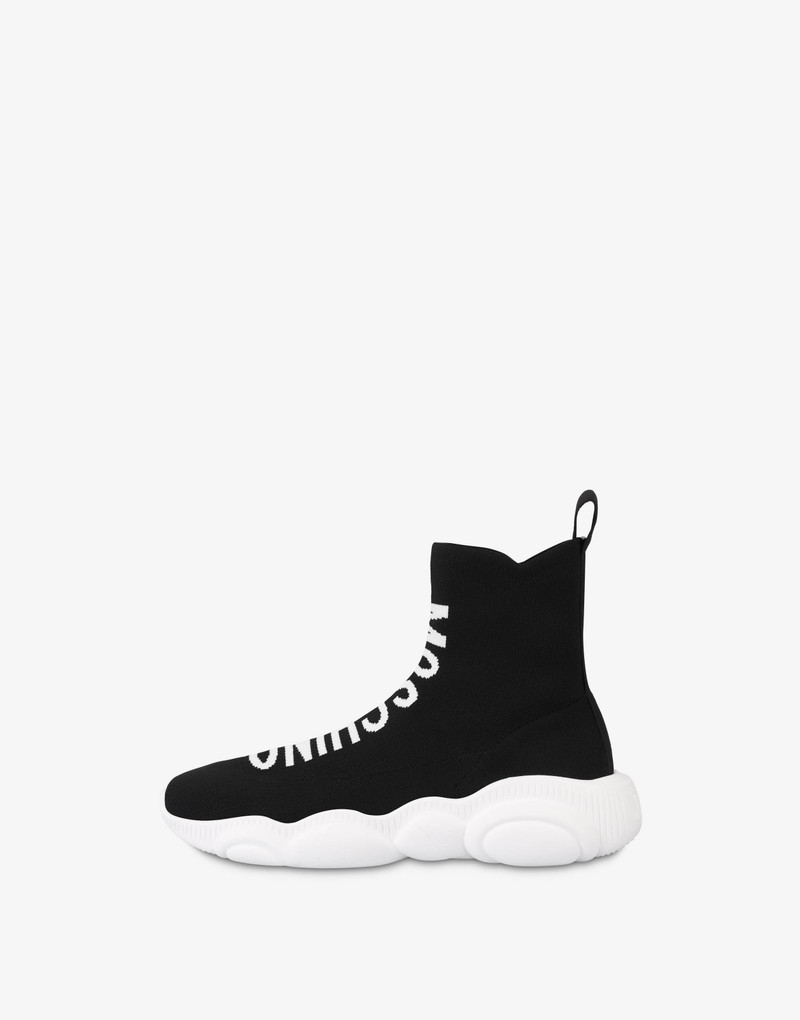 Moschino TEDDY SHOES HIGH SOCK SNEAKERS outlook