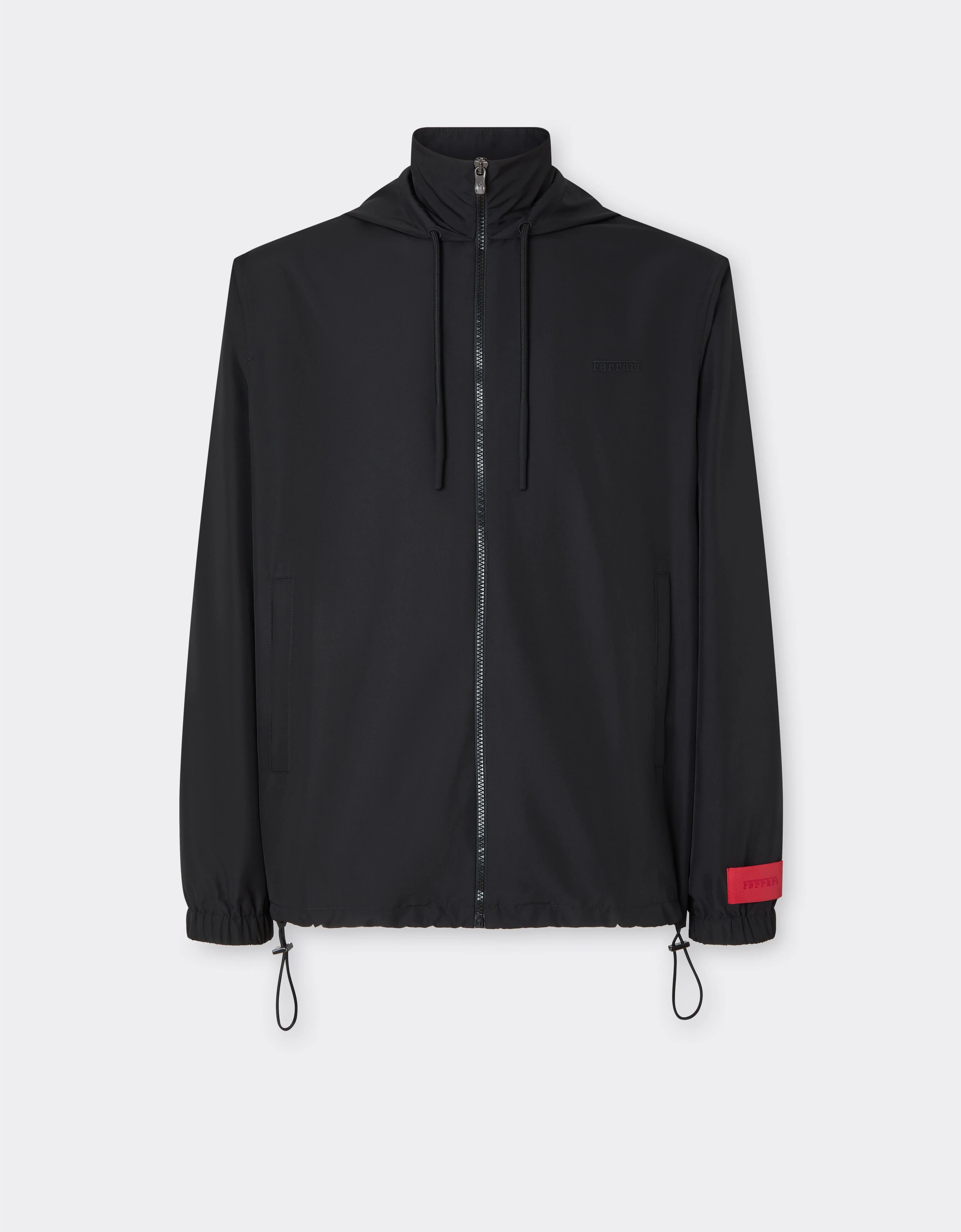 Nylon windbreaker jacket - 1