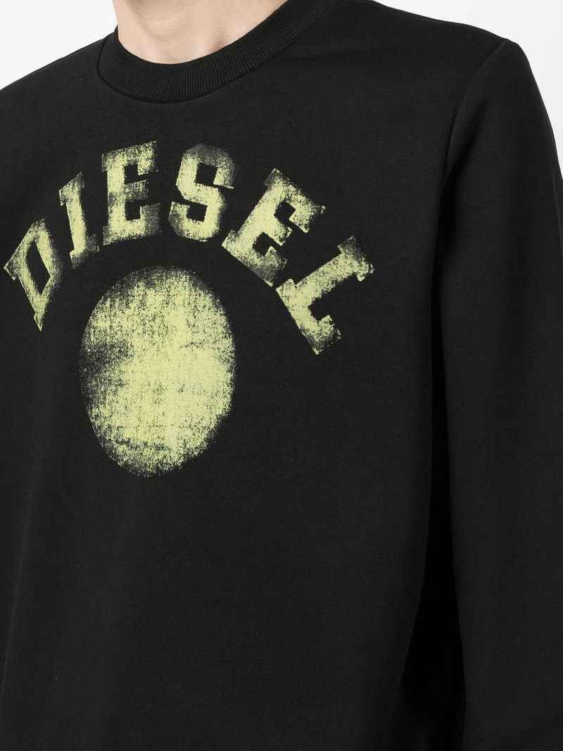 logo-print cotton sweatshirt 5