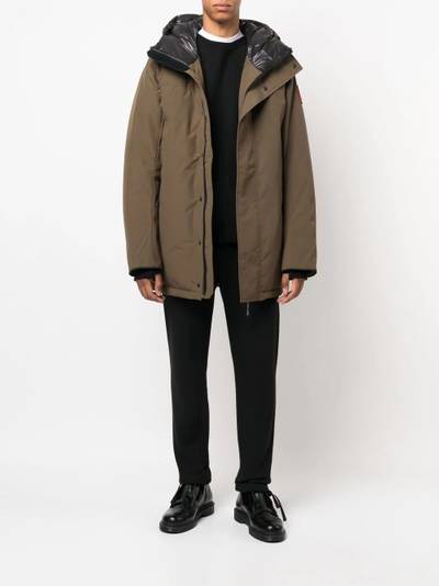 Canada Goose hooded down-padded jacket outlook