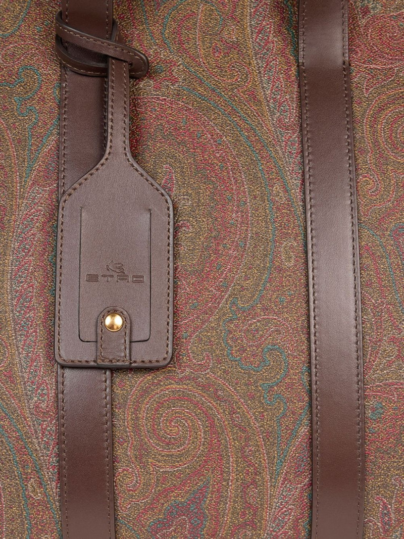 paisley-print travel bag 5