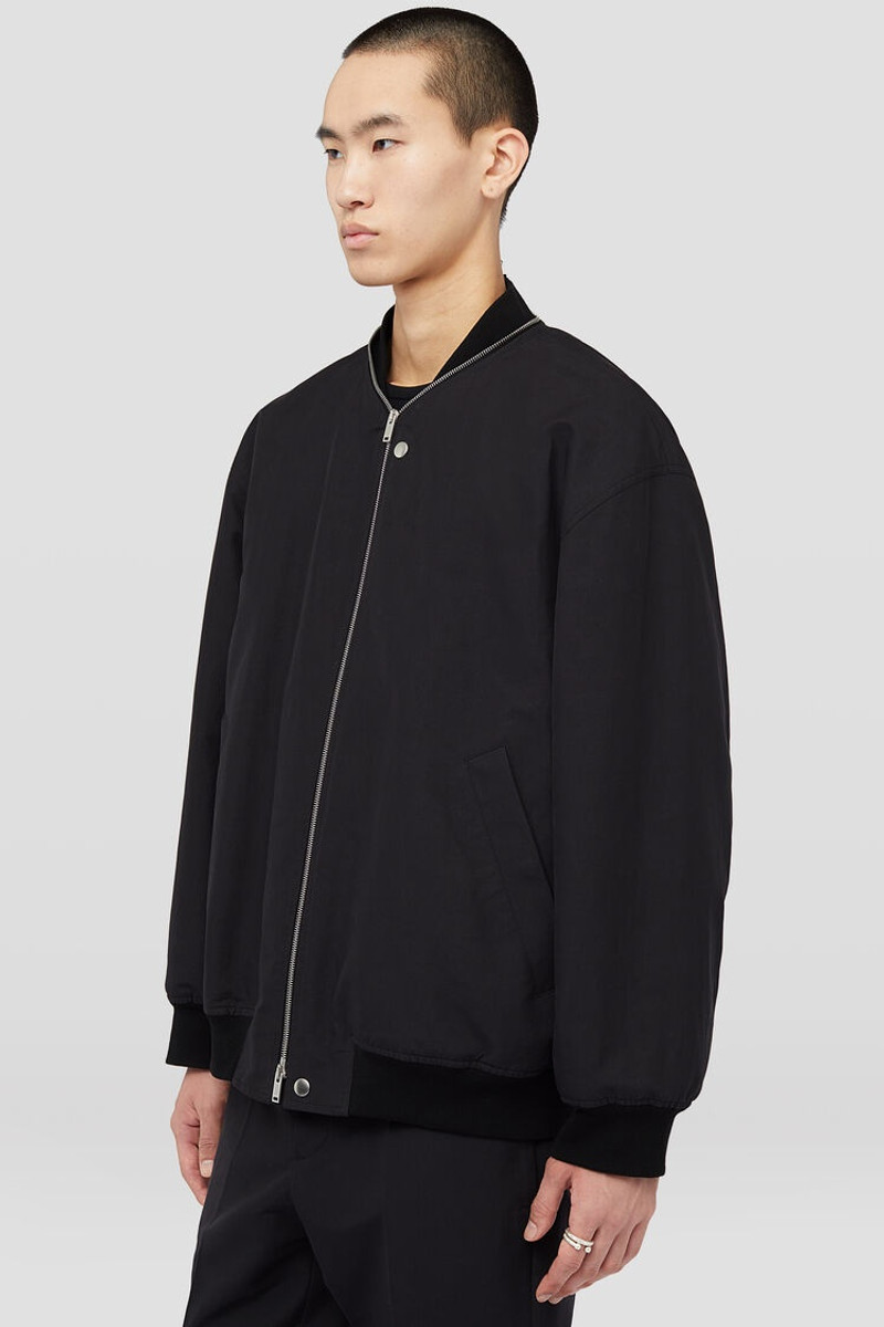Jil Sander Lightweight Cotton Bomber Jacket outlook