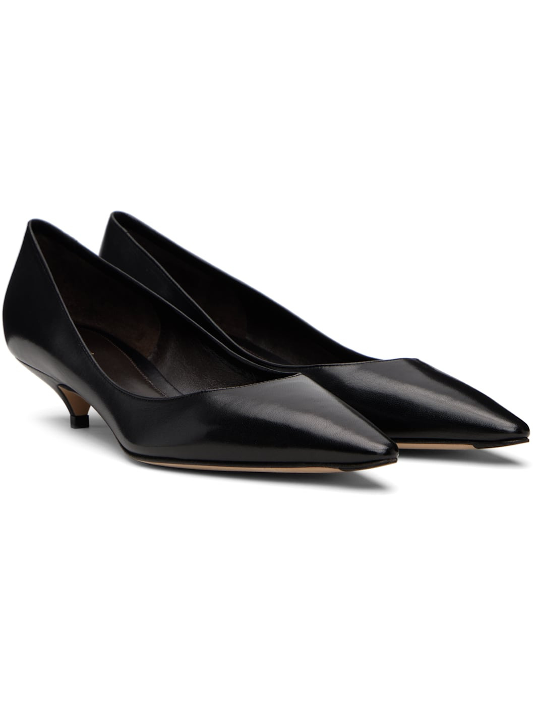 Black Liisa Kitten Two Heels - 4