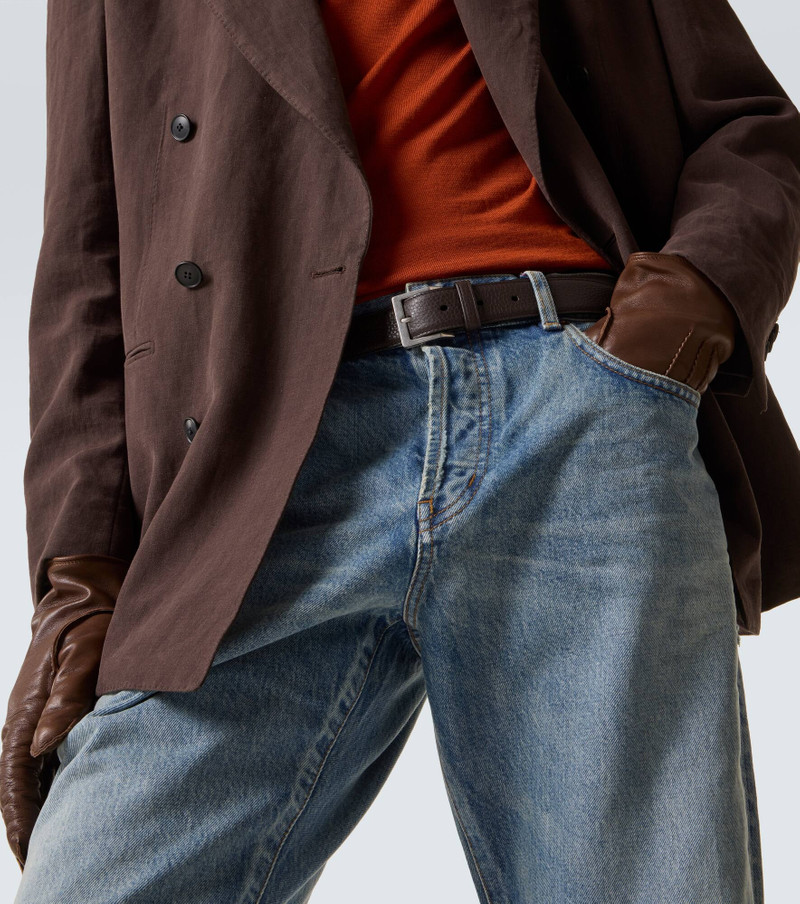 SAINT LAURENT Leather belt outlook