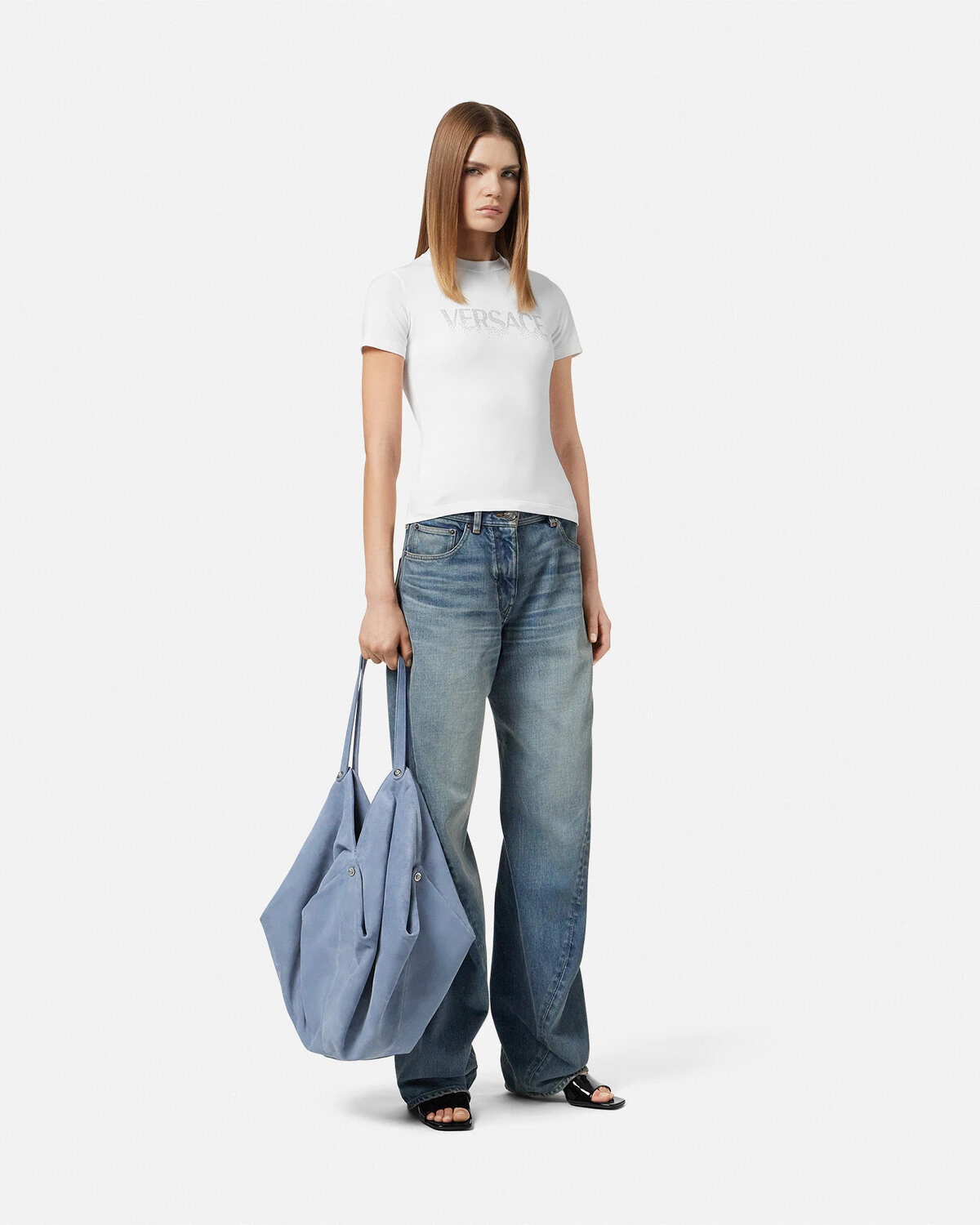 Protea Suede Large Shoulder Bag - 3