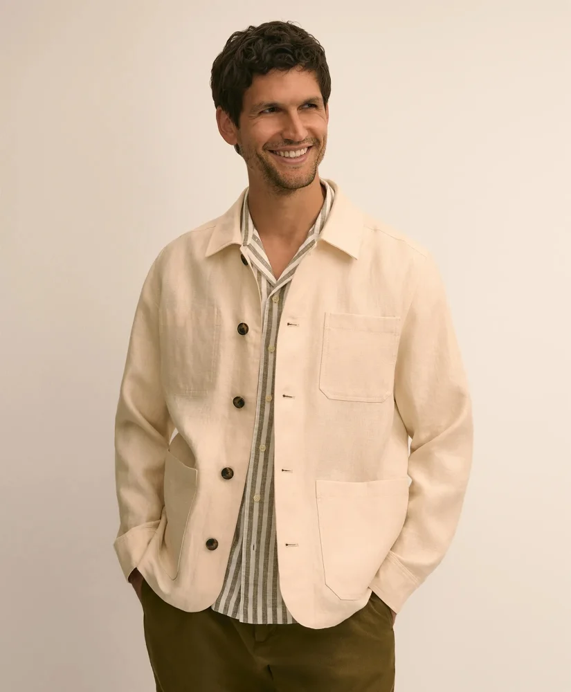Linen Chore Coat - 1