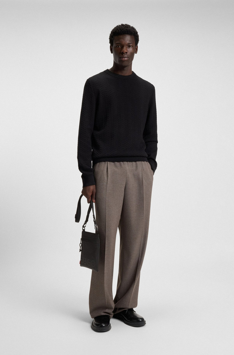 HUGO TWILL ENVELOPE BAG WITH SPLIT LOGO outlook