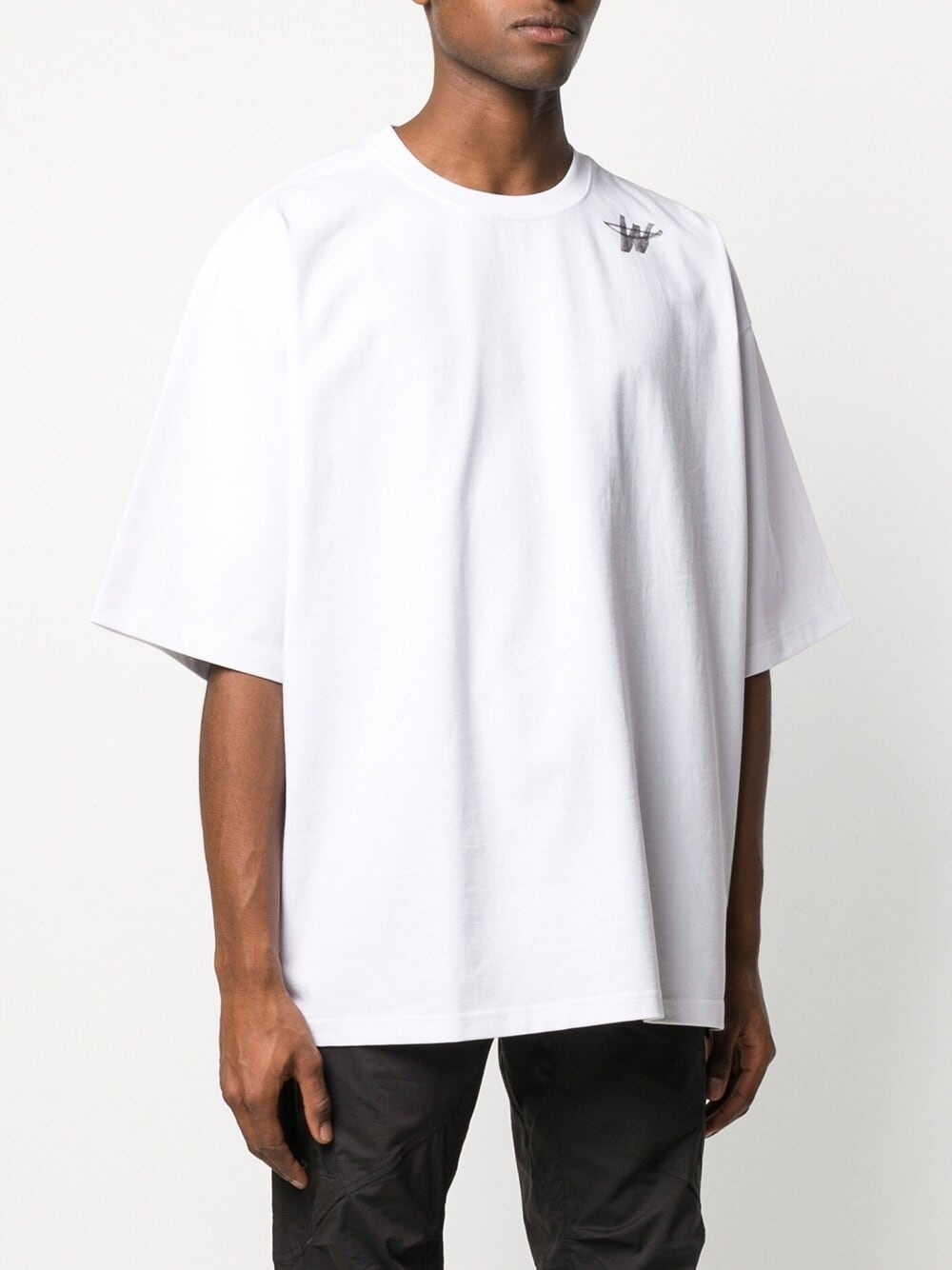 logo-print oversized T-shirt - 4