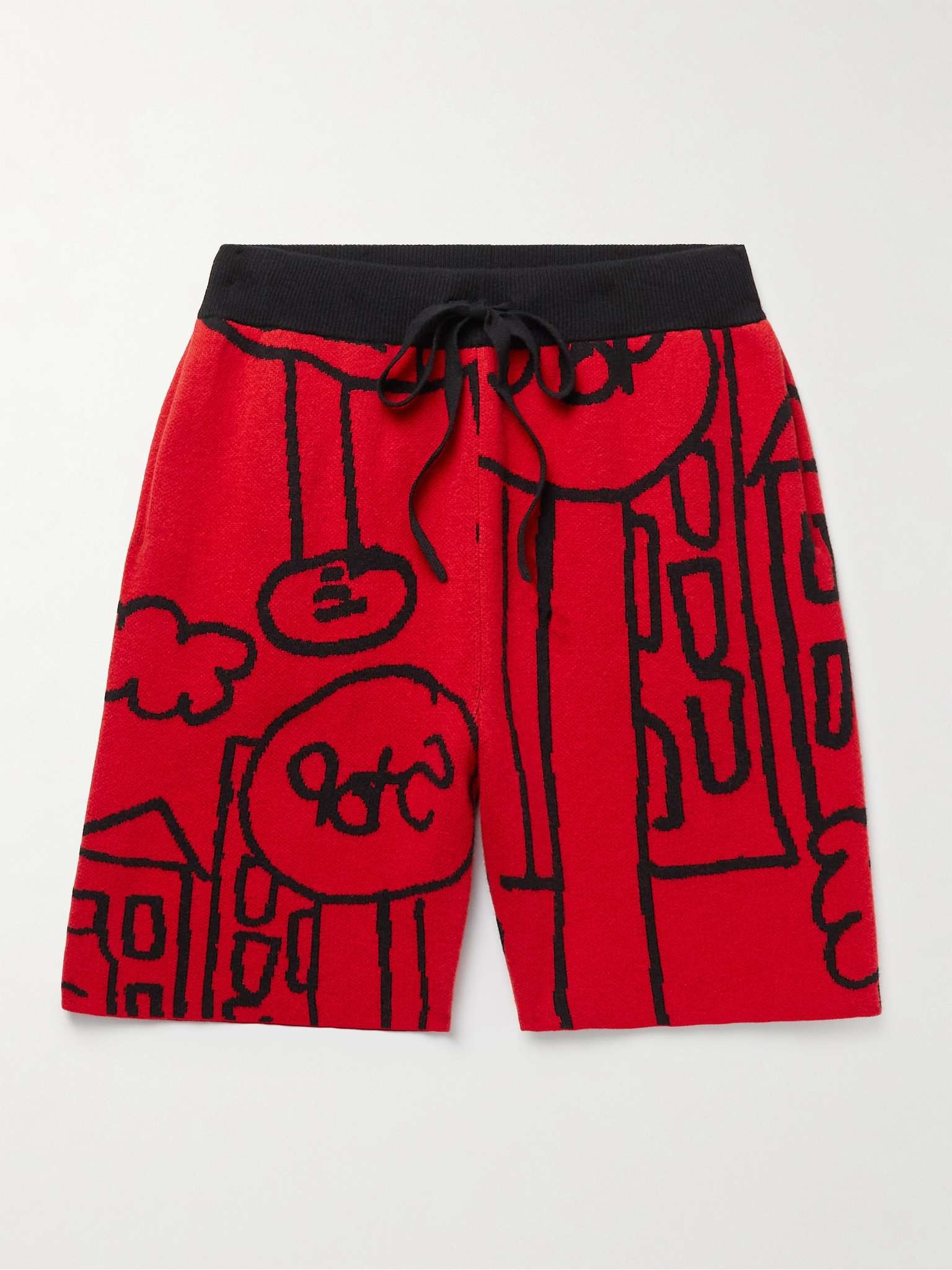 + Inner City Arts Cashmere-Jacquard Shorts - 1