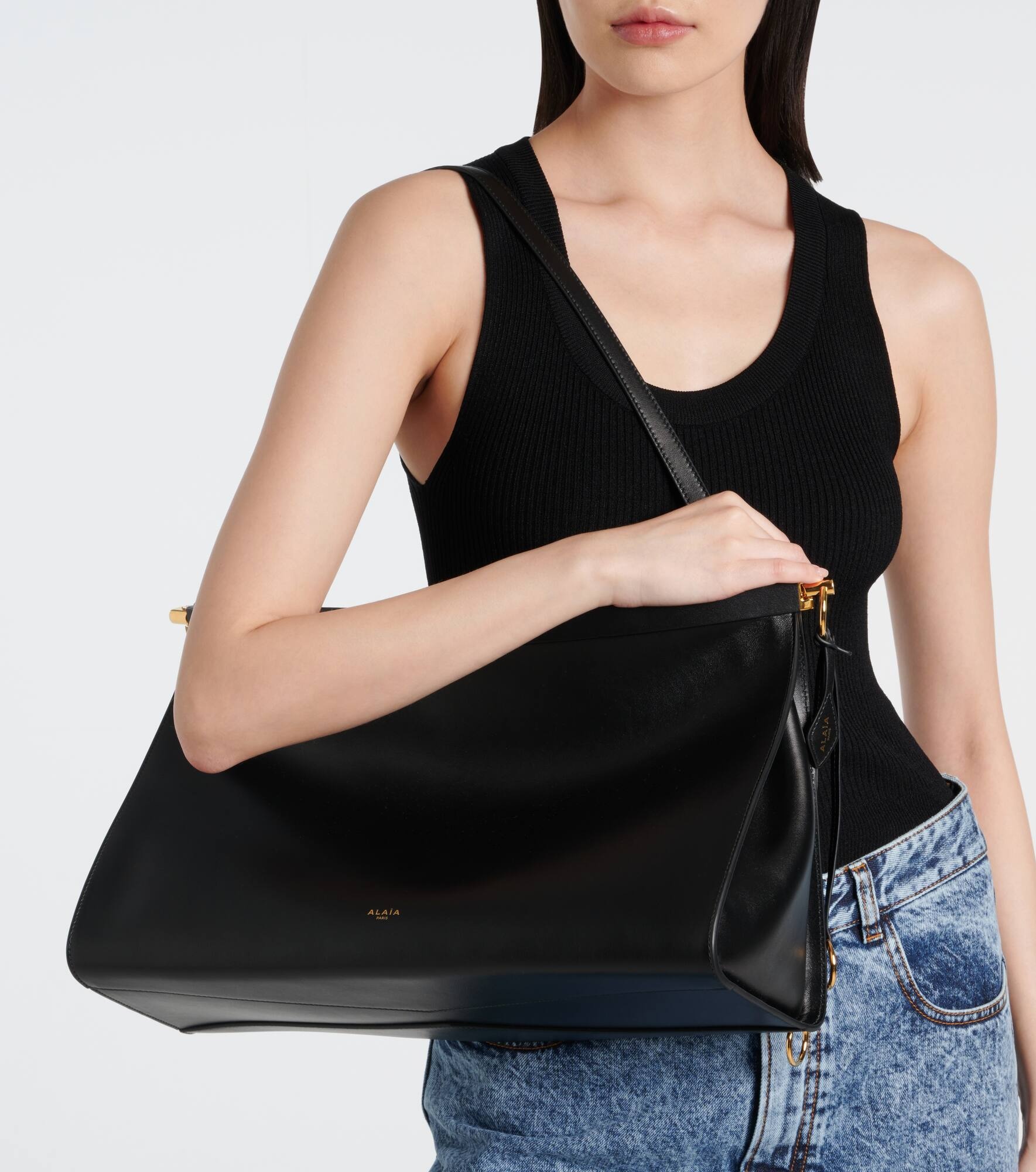 Le Click Large leather shoulder bag - 2