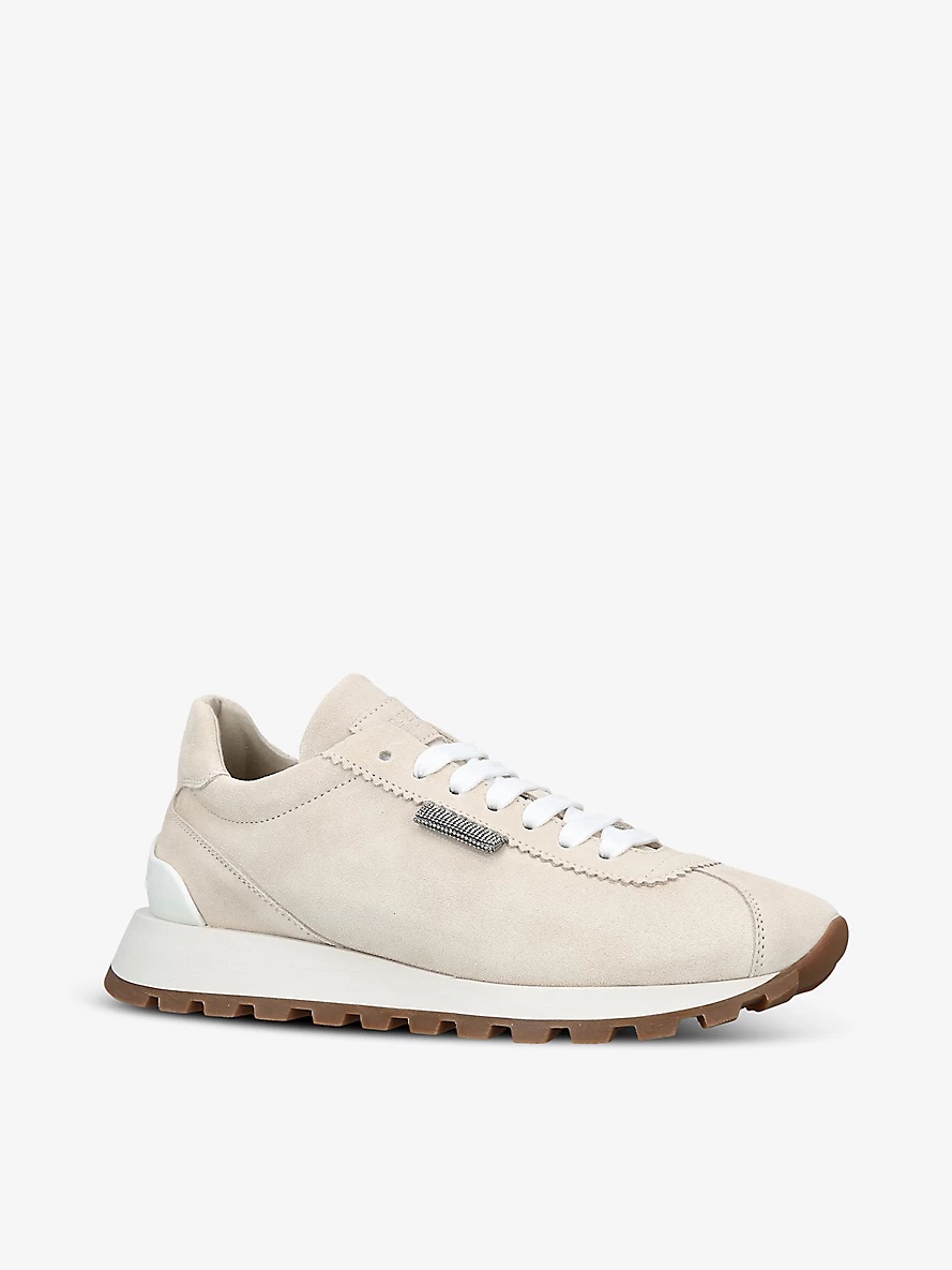 Runner suede low-top trainers - 3