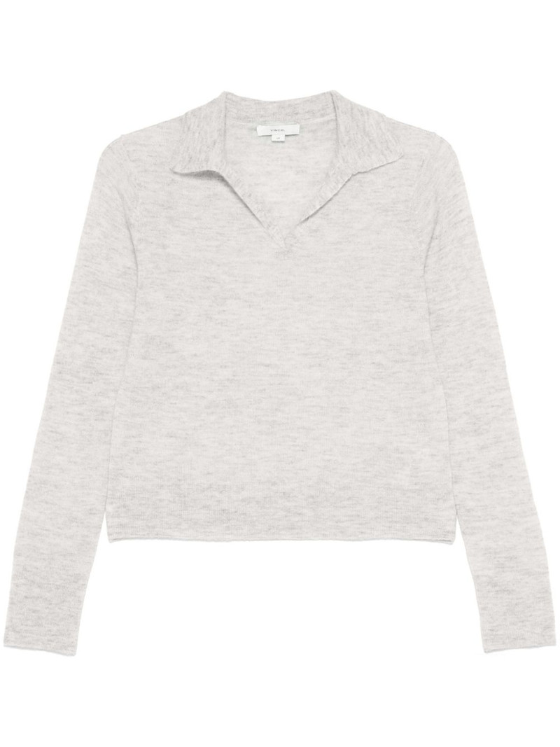 mélange-effect sweater 1