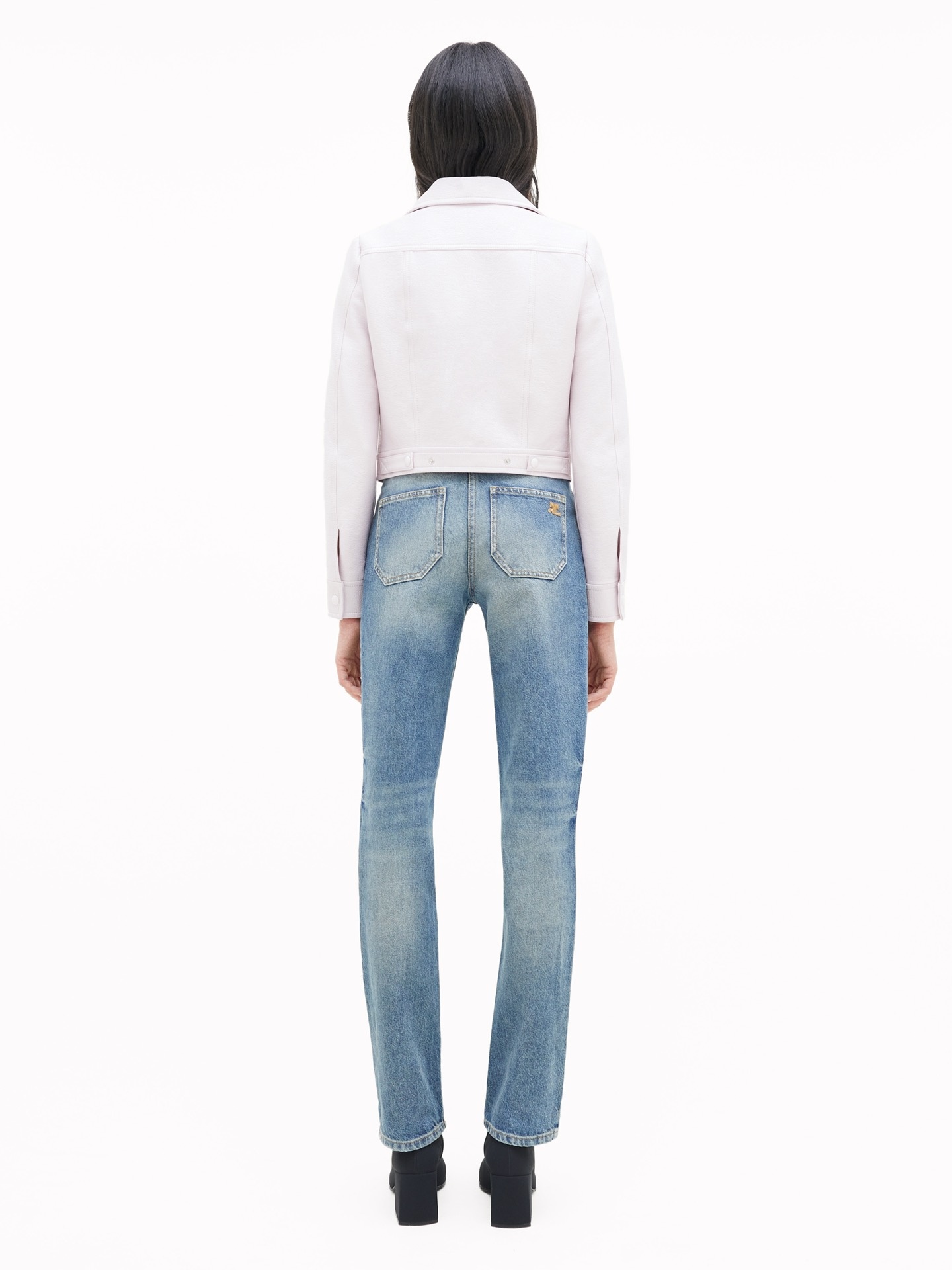 DENIM 5 POCKETS TROUSERS - 4