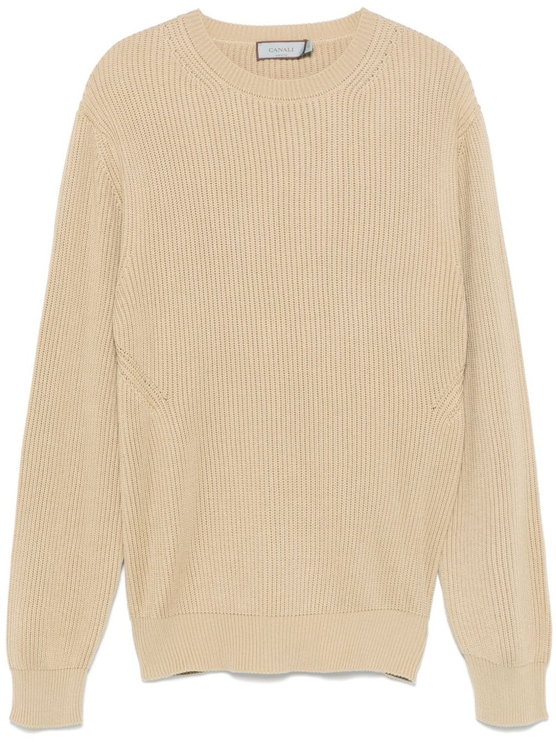ribbed-knit sweater 1