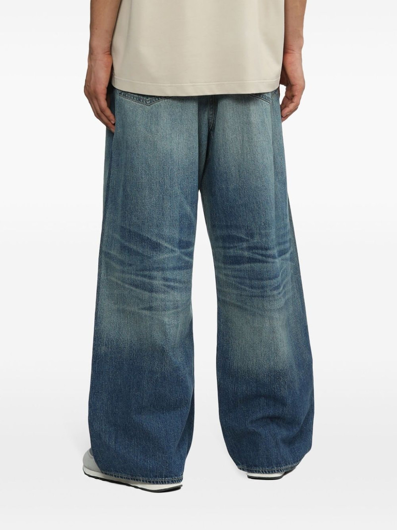 faded-effect selvedge jeans 4