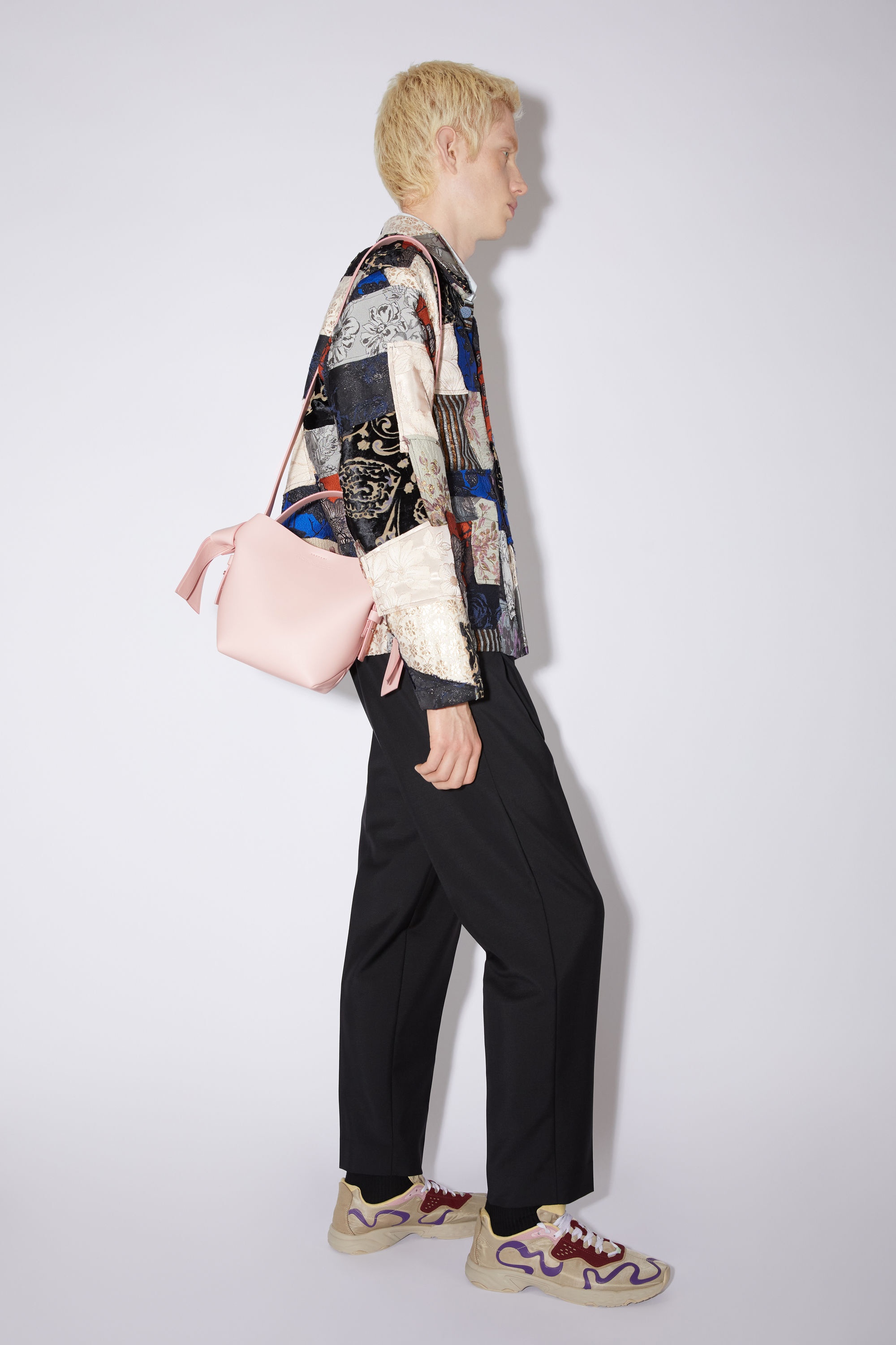 Mini shoulder bag - Powder pink - 3